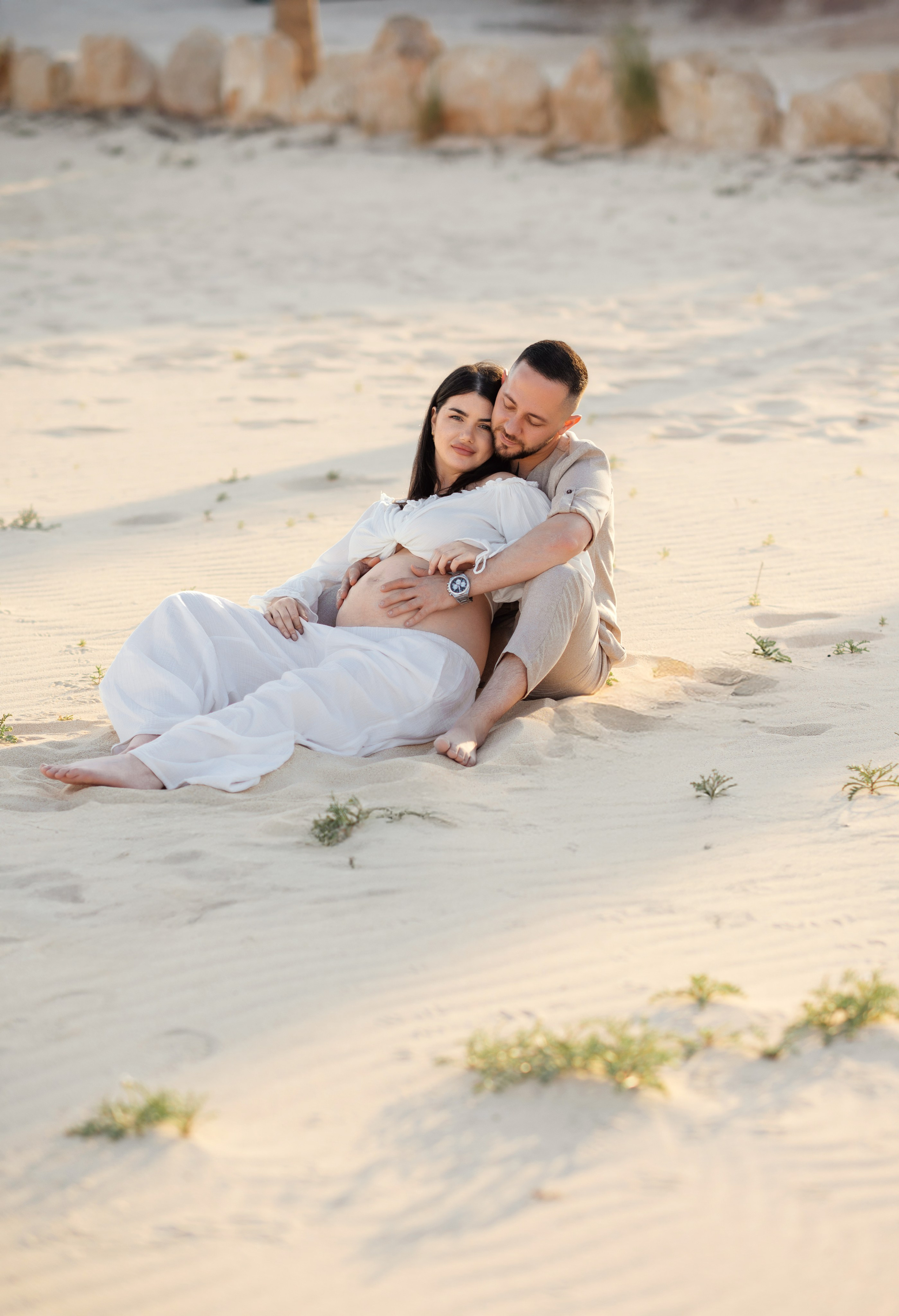 На пляже. Фотограф на Кипре