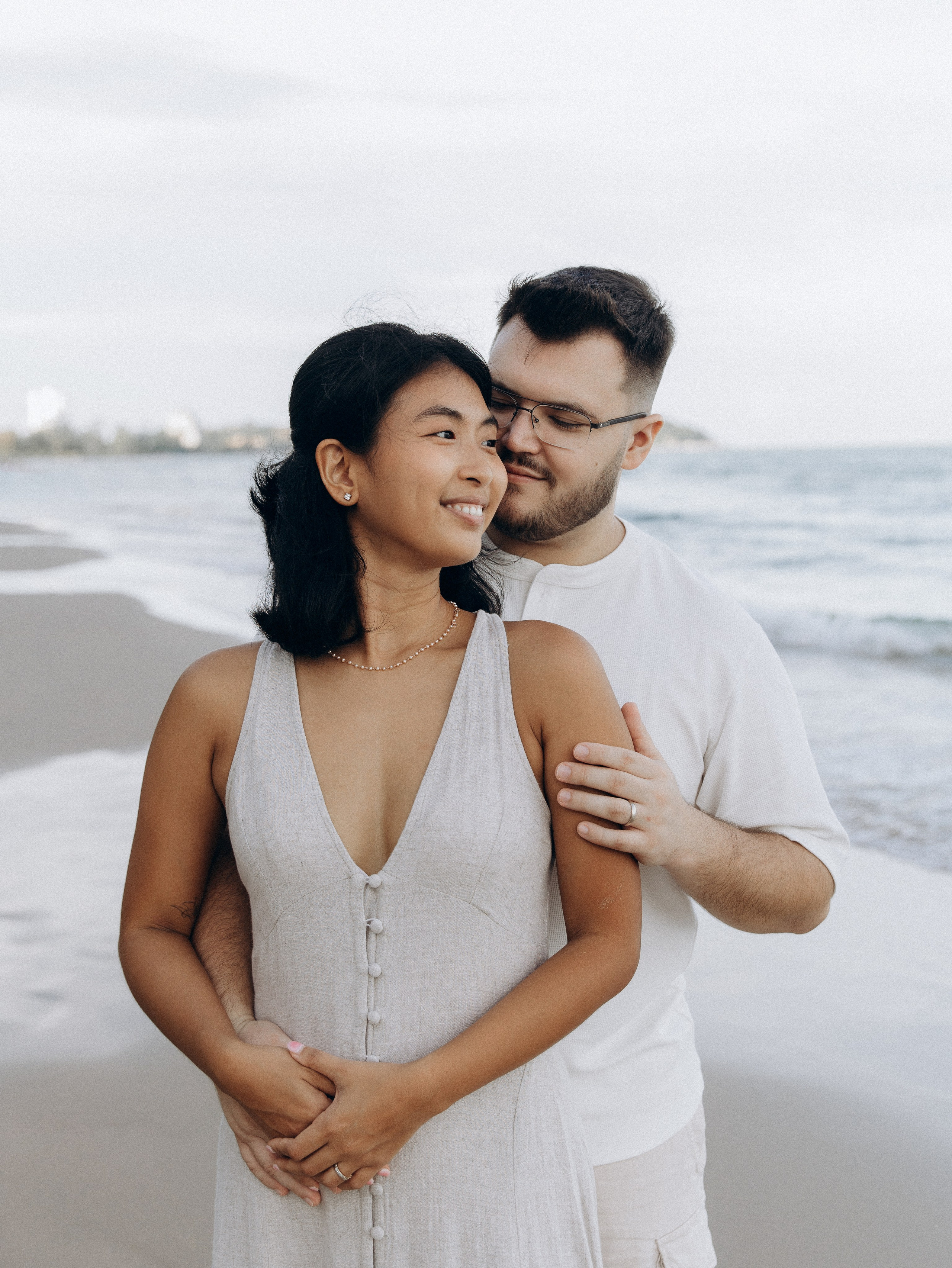 At the beach. Family and wedding photographer in Bangkok, Thailand