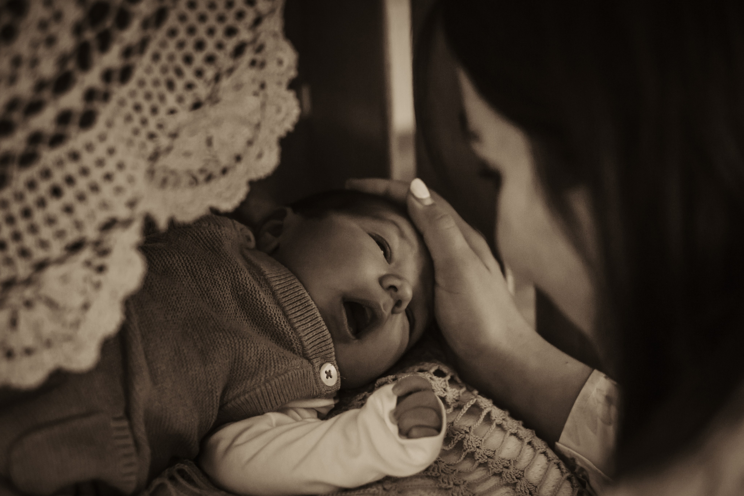Monika, Pool newborn shooting. Family photographer Aargau Zurich