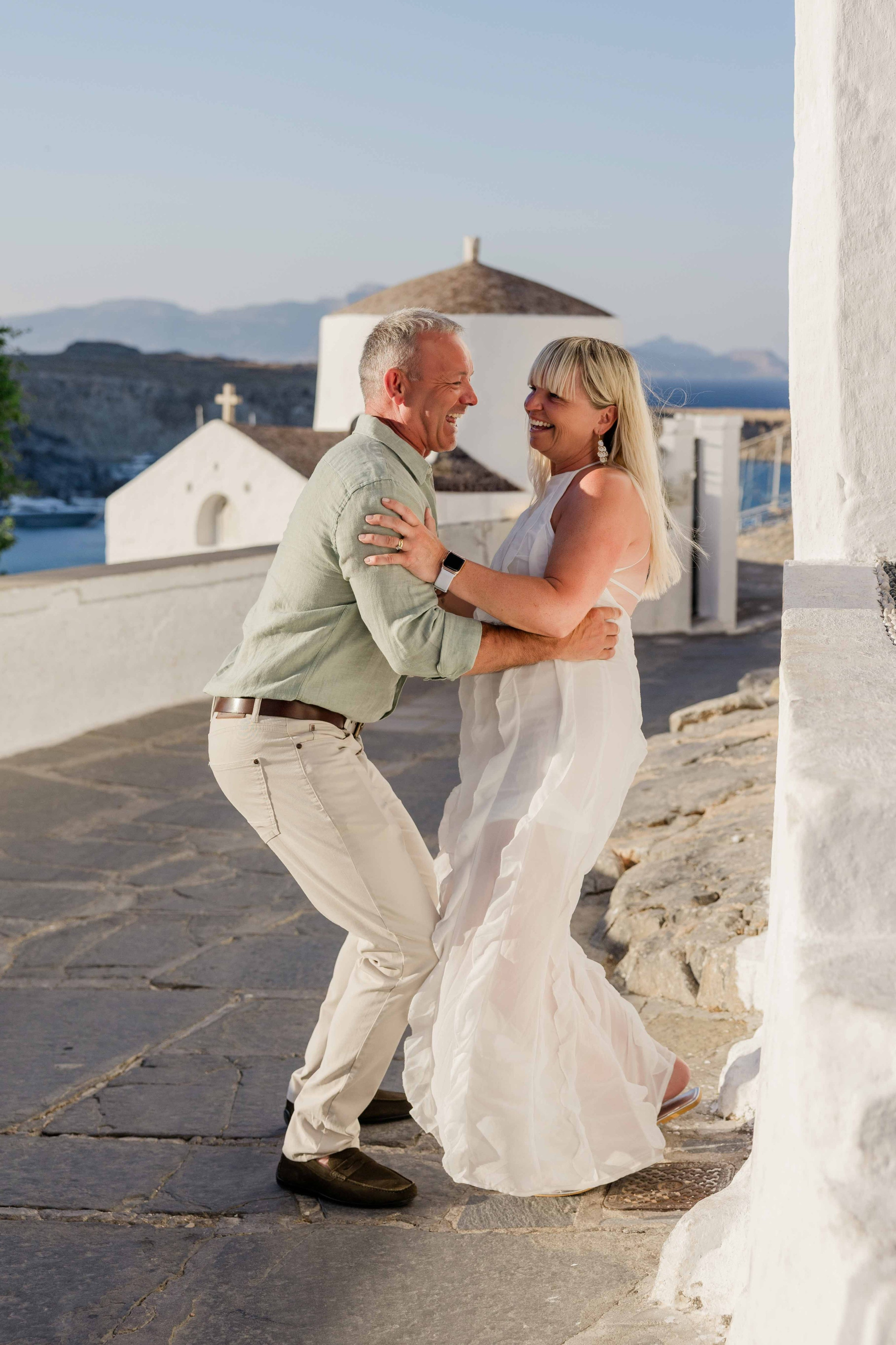 A walk to Lindos with Rob & Louise!. Photography in Rhodes