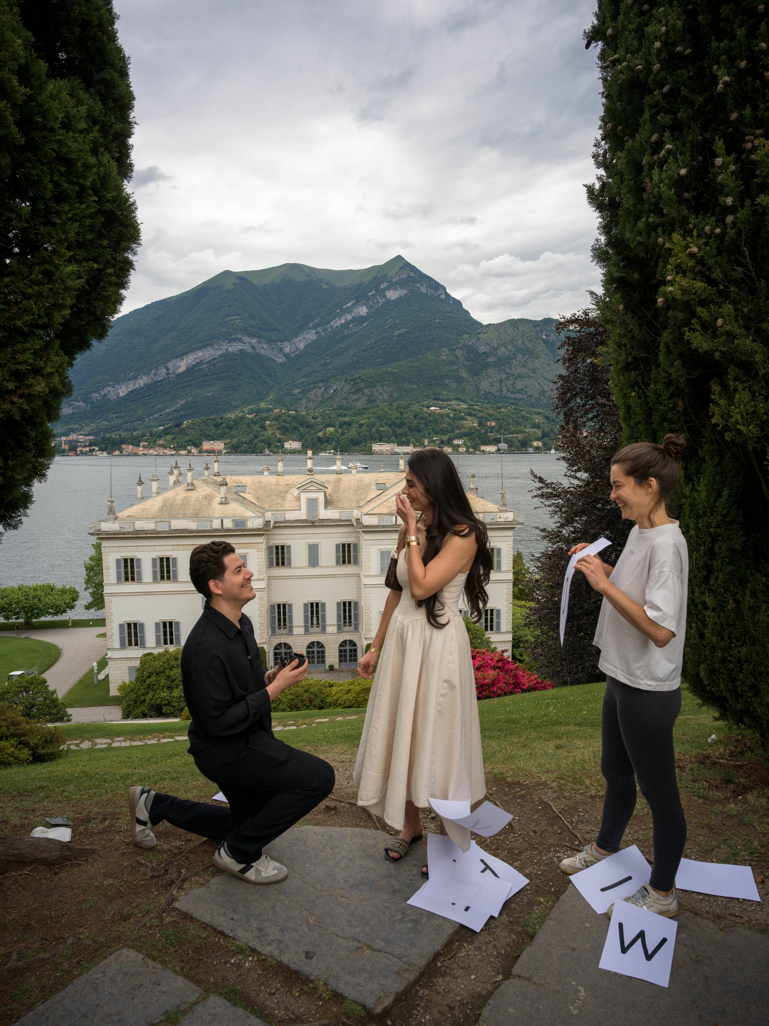 Proposal, Villa Melzi, Lake Como, 2026 Color Grade