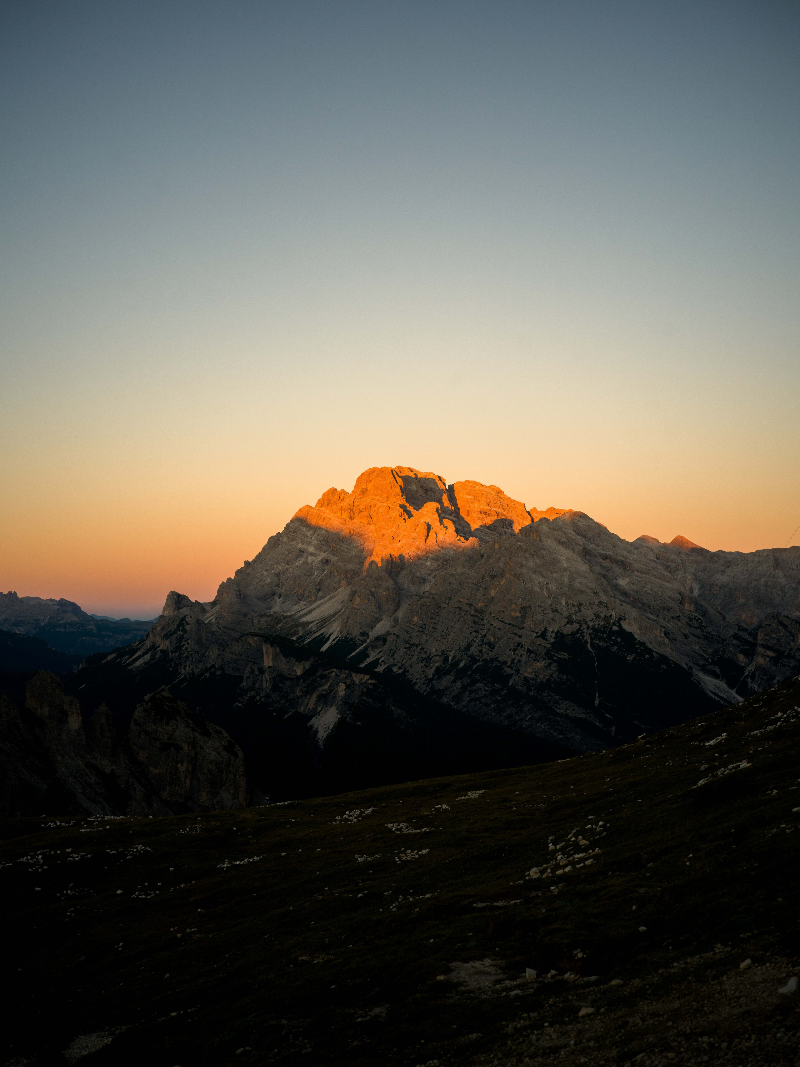 Tre Cime di Lavaredo, Dolomites, Italy – sunrise landscape over the iconic three peaks
