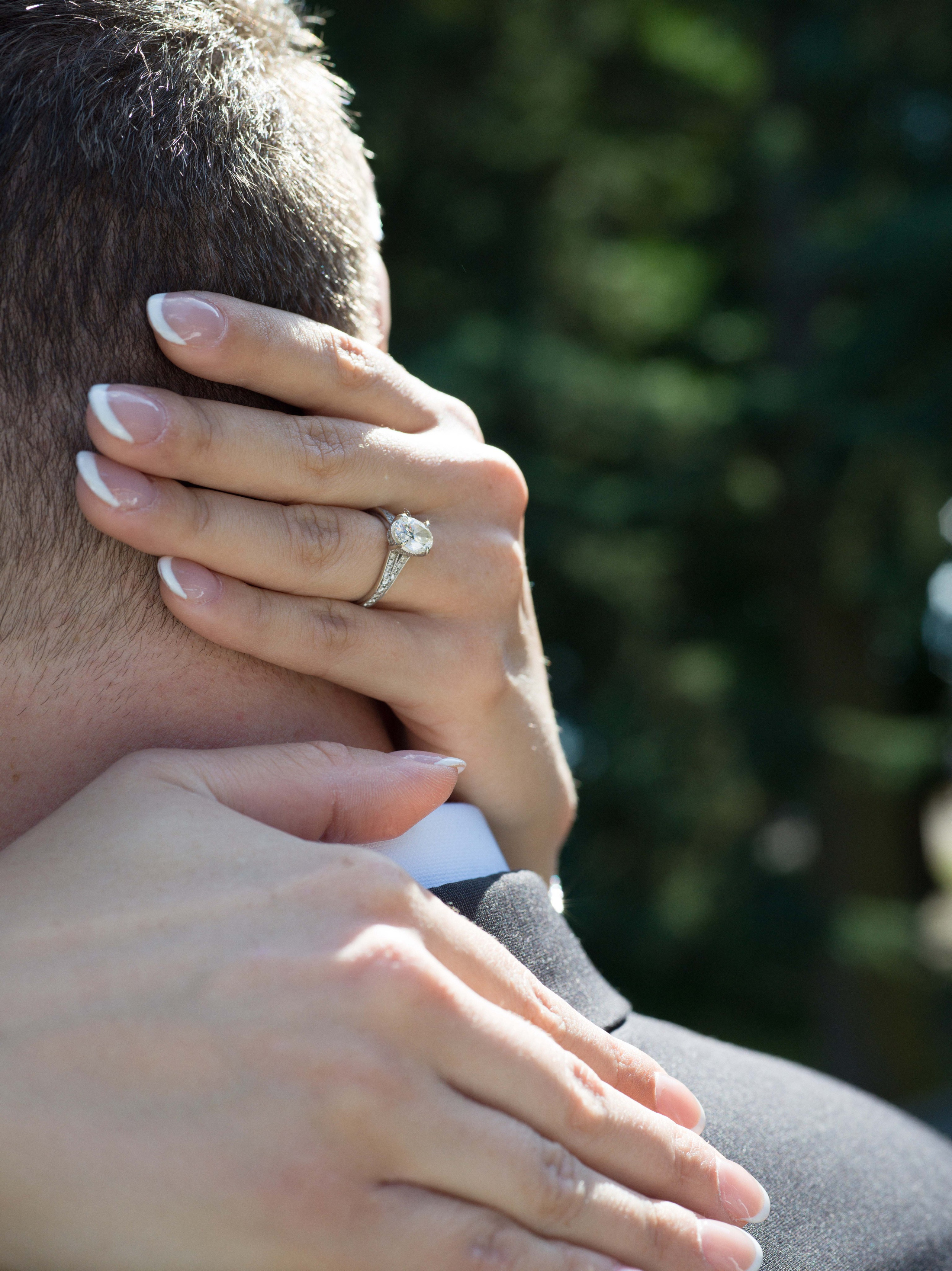 Intimate vow exchange for two in Parco Civico Teresio Olivelli, Tremezzo, Lake Como elopement