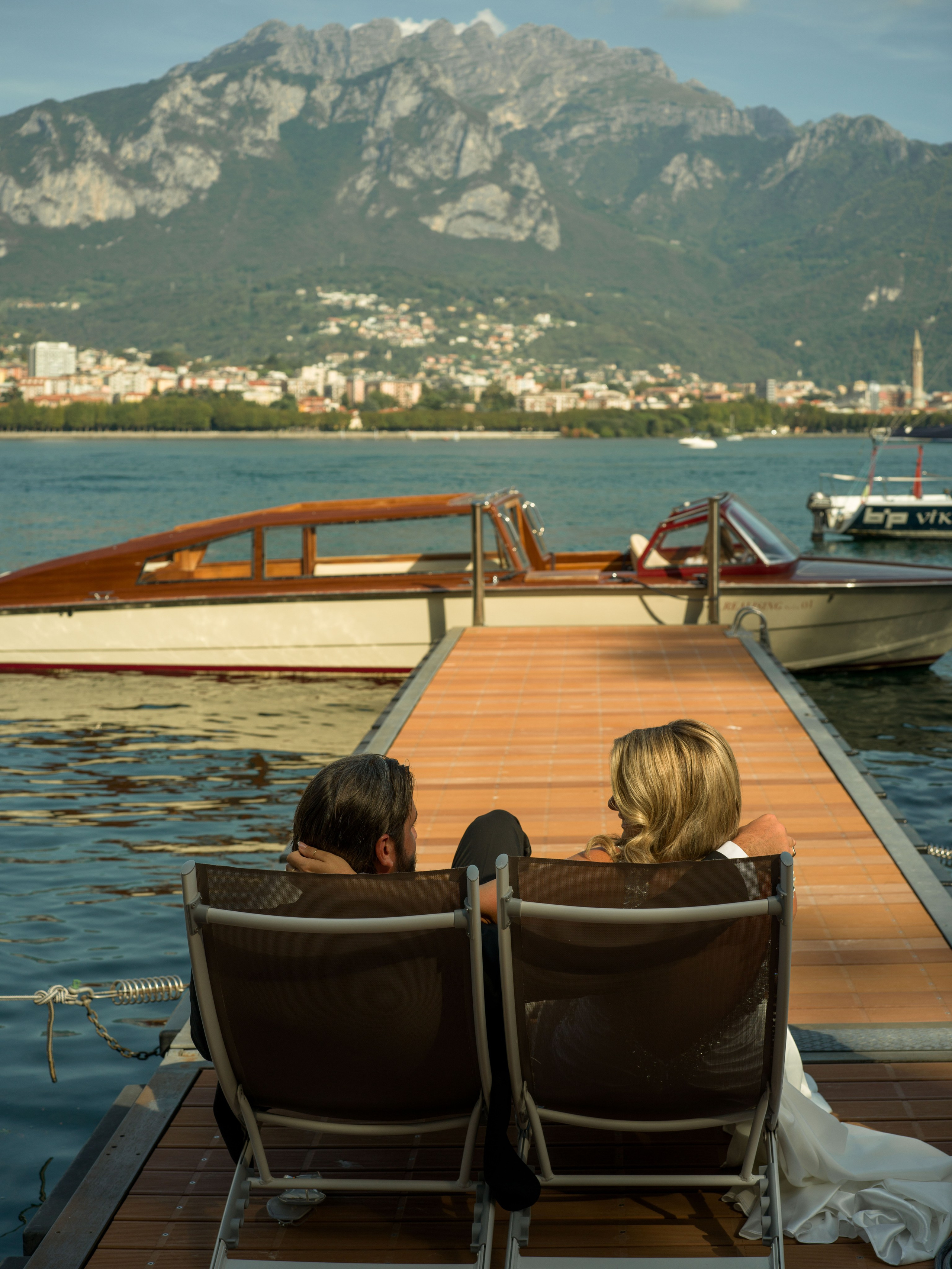 Lake Como elopement at Villa Giulia with an intimate couple and elegant Italian villa scenery