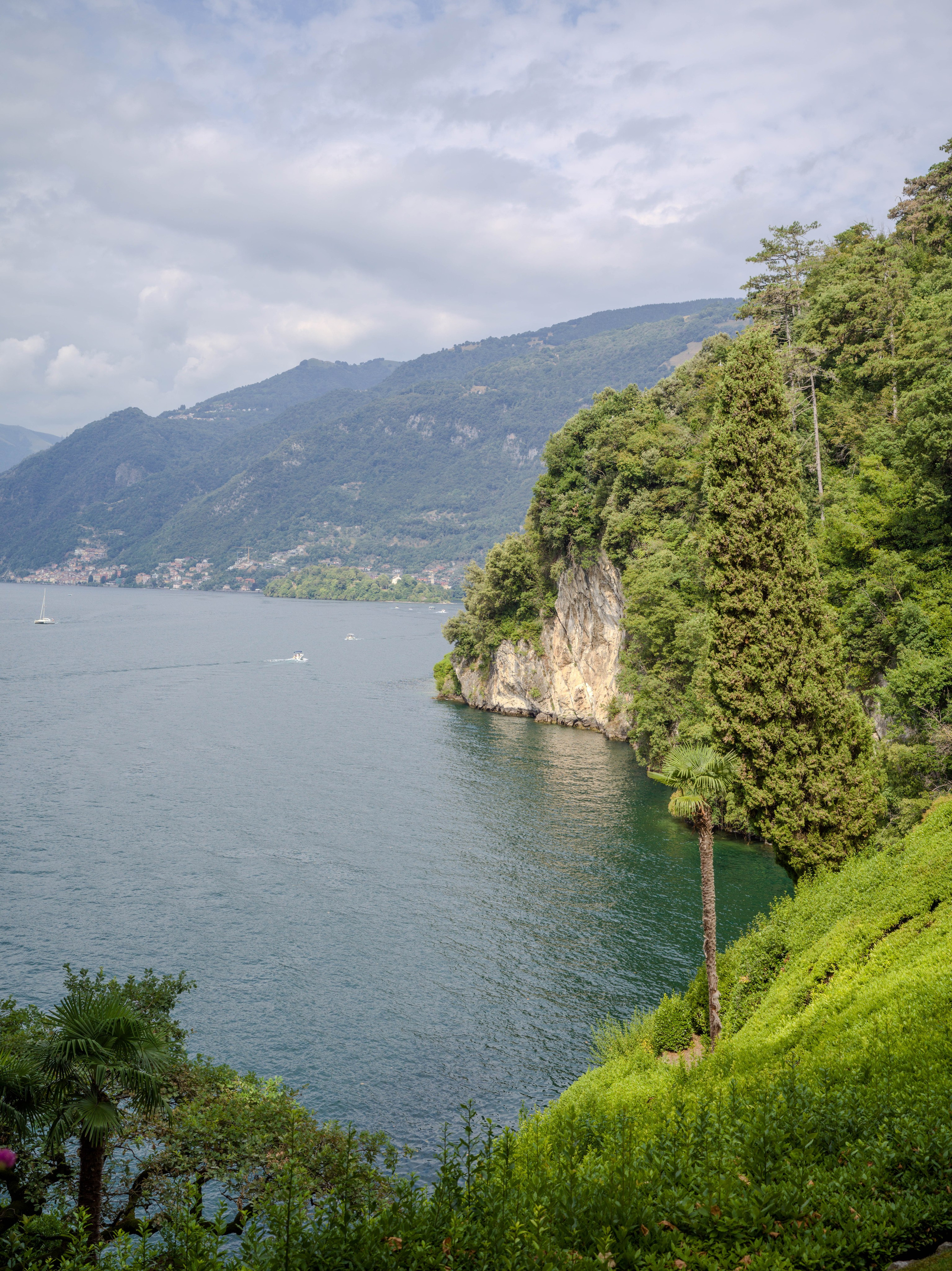 Villa Balbianello on Lake Como with historic Italian architecture, elegant gardens and panoramic lake views