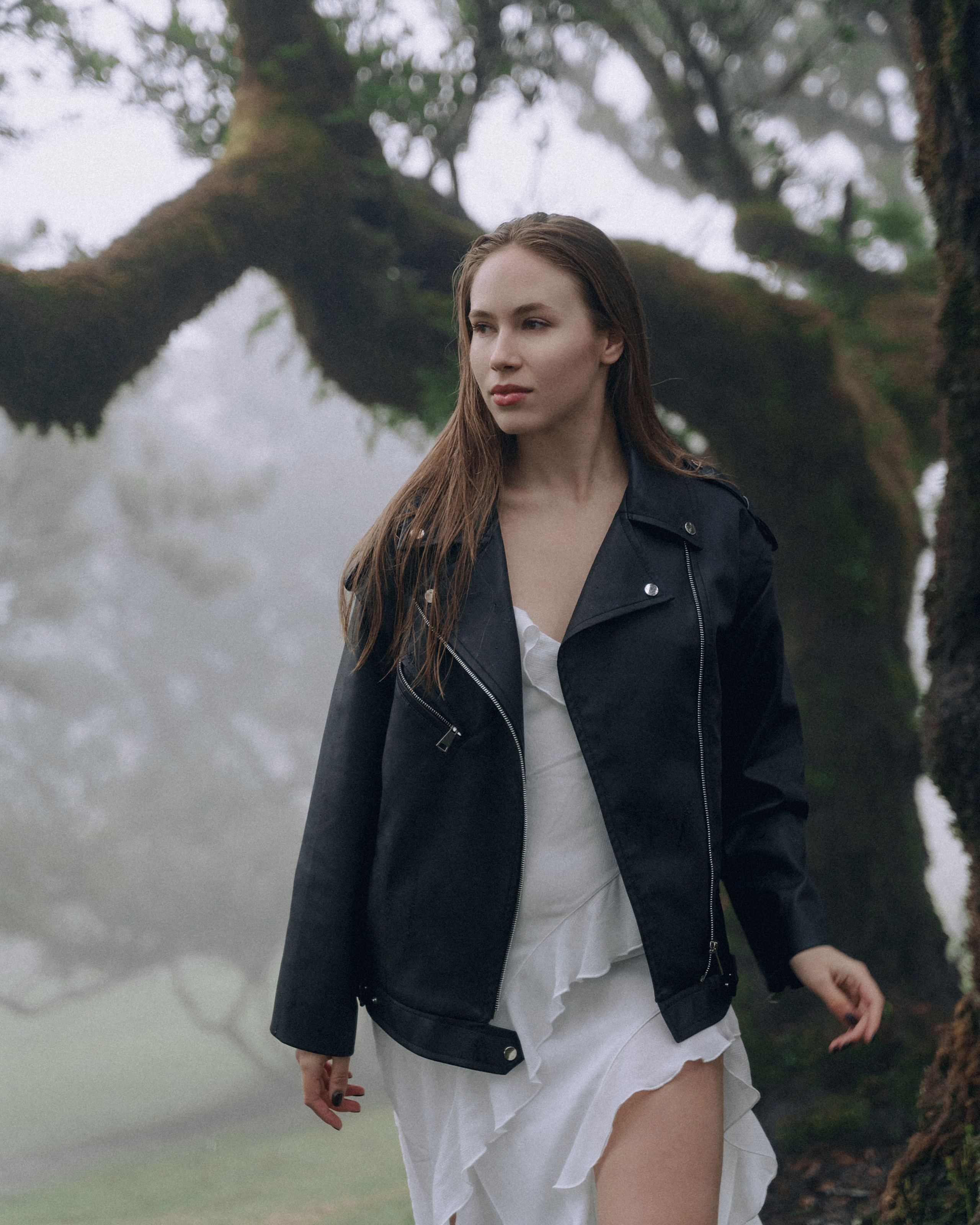 Misty Morning Photoshoot — Katya | Fanal Forest, Madeira Photographer. Your photographer in Madeira