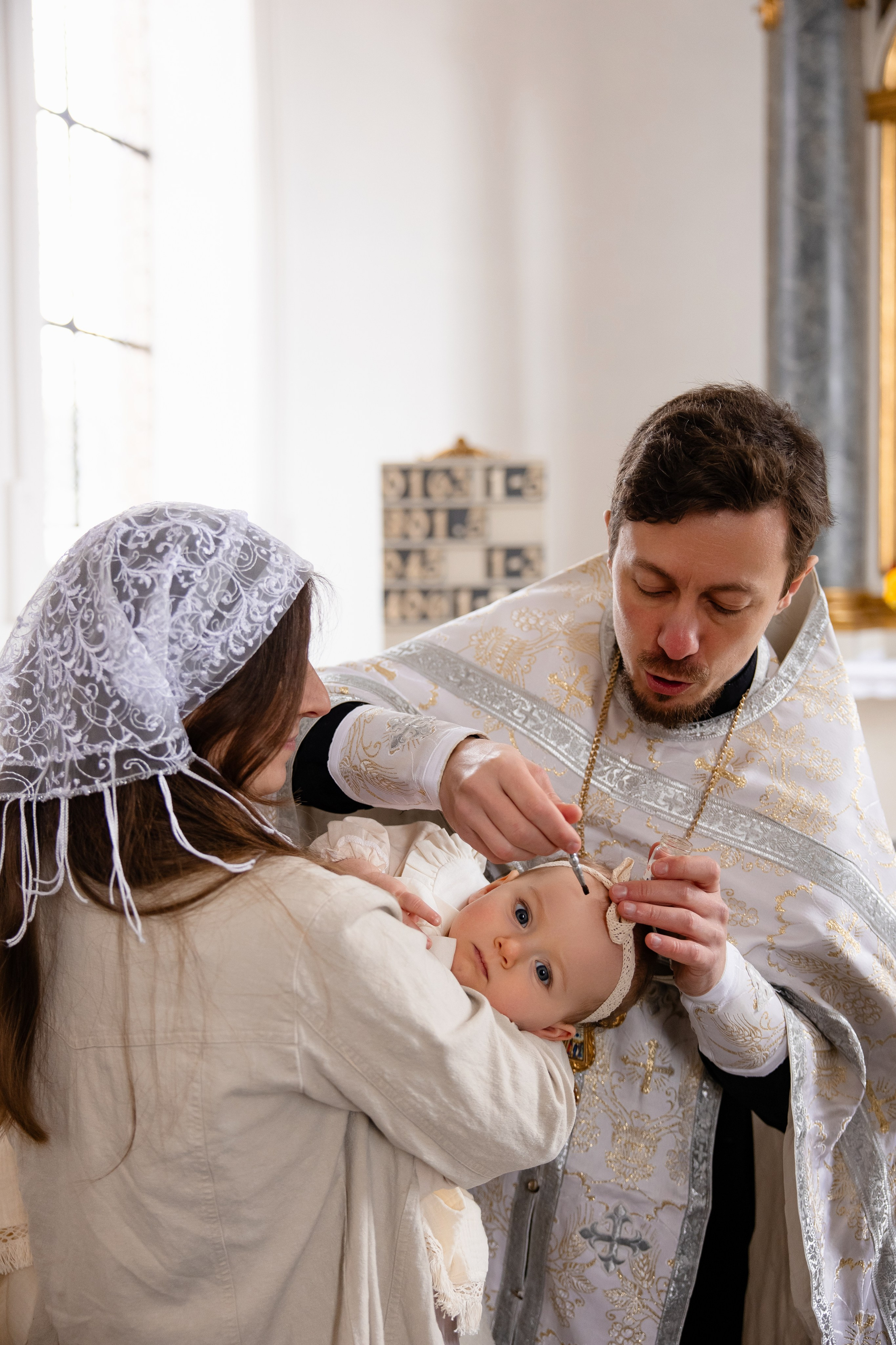 Хрещення Єсенії. Весільний, сімейний фотограф Варшава