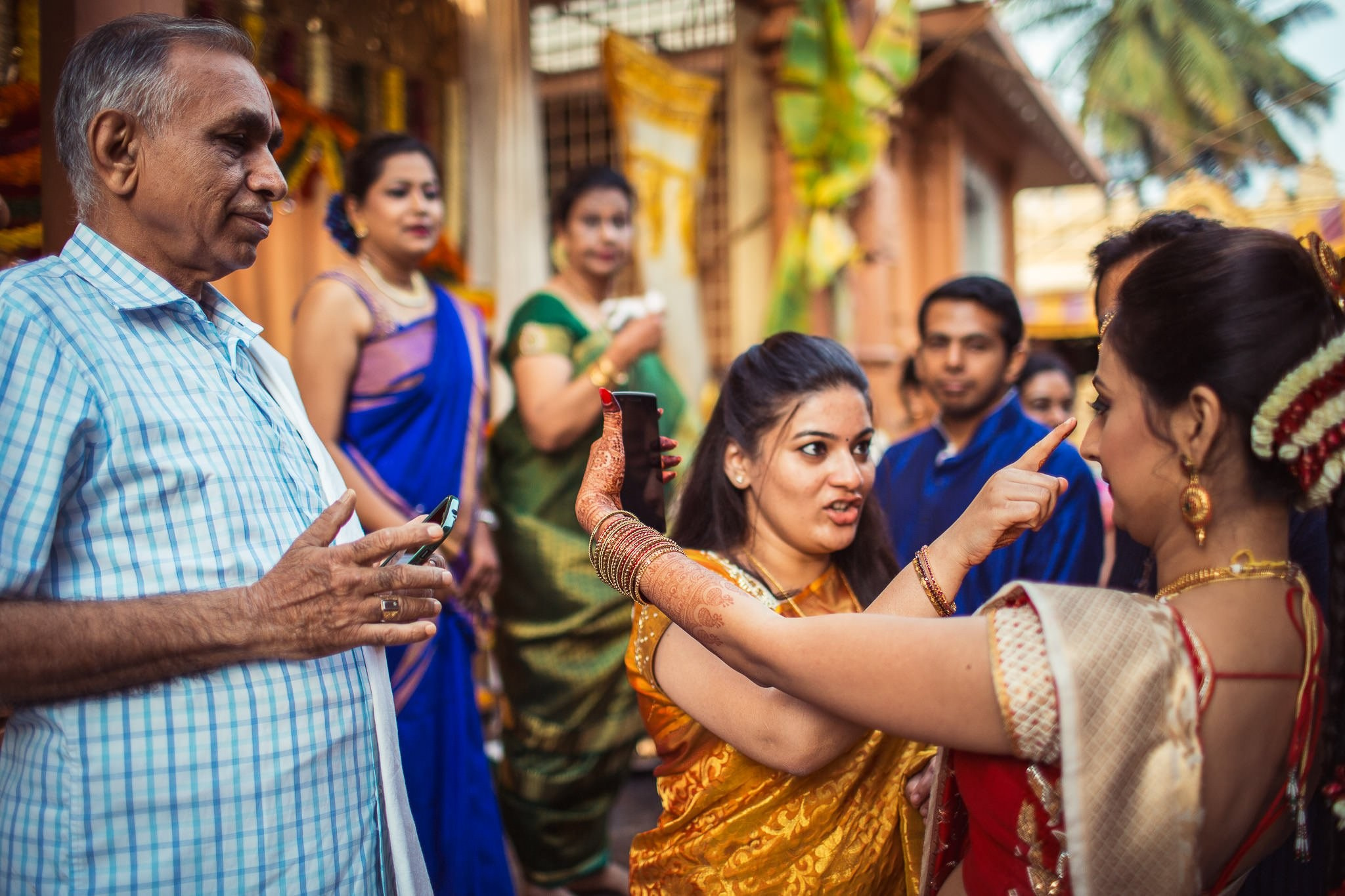 Traditional Kannada Brahmin Temple wedding, JP nagar, Bangalore