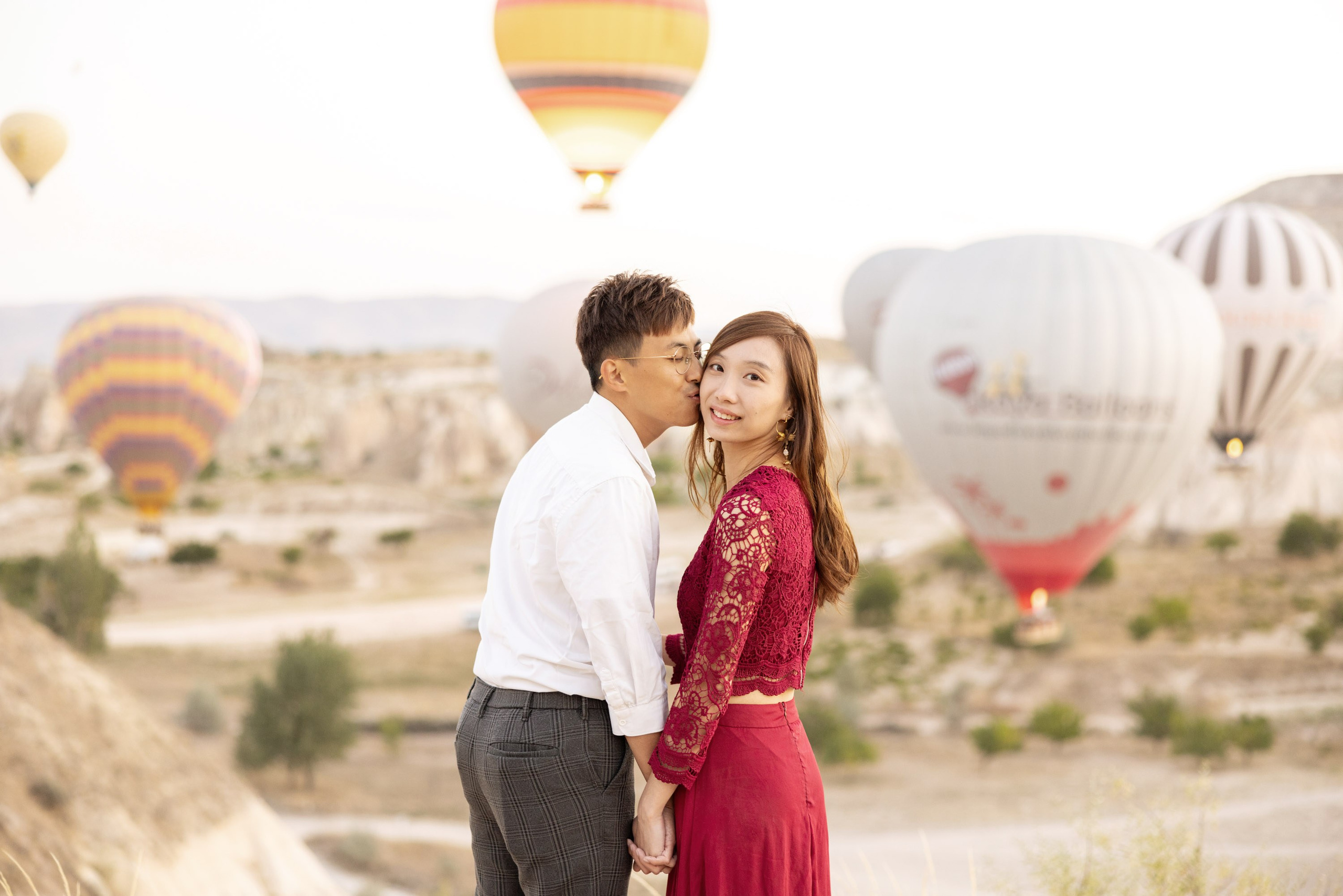 Couple photo shoot in Cappadocia. Julia Ganch I Fashion Wedding Photography I Cappadocia Turkey