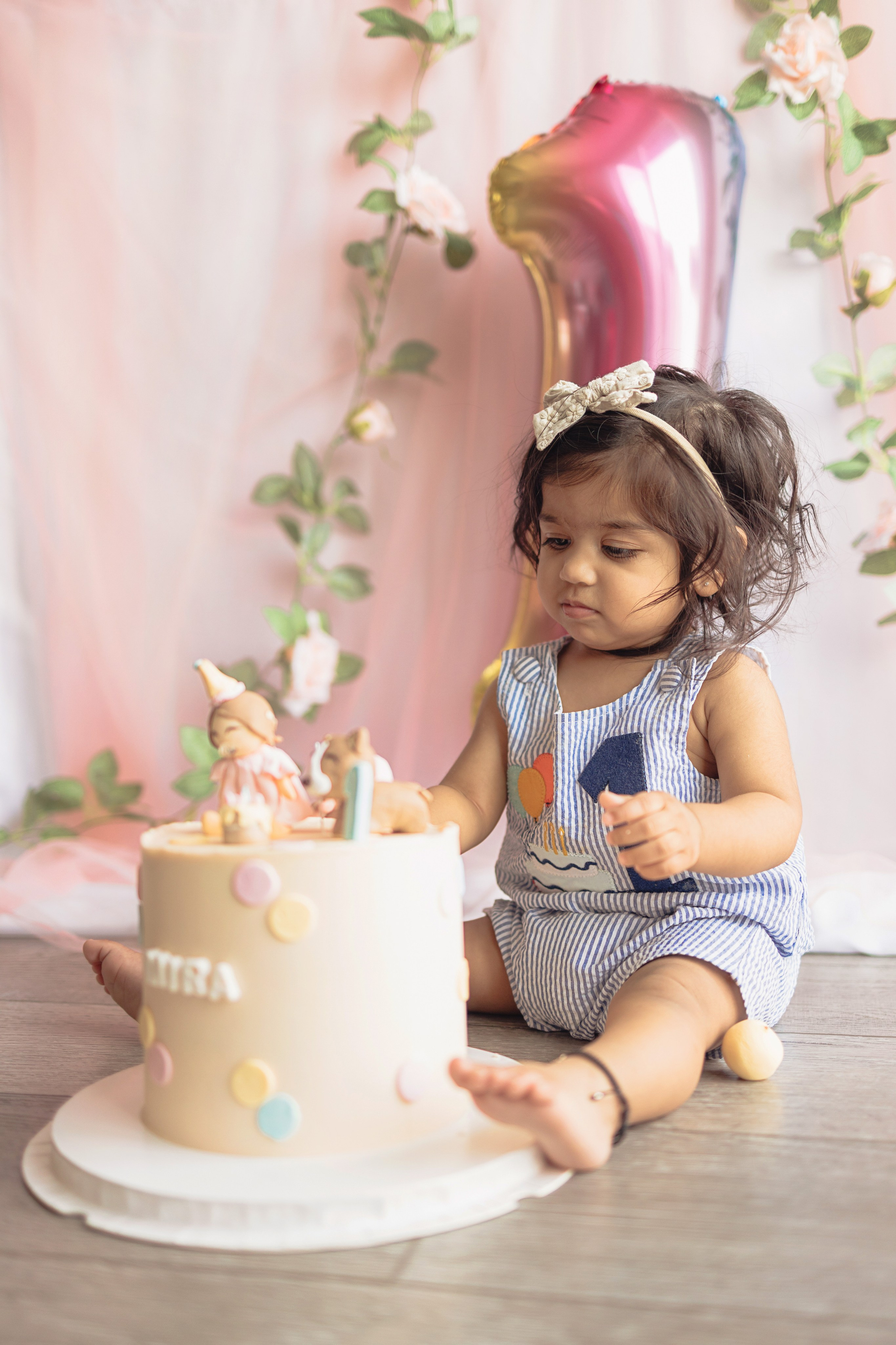 Portrait 1st Birthday. Family and Event photographer in Bay Area Elena Tiuriumina