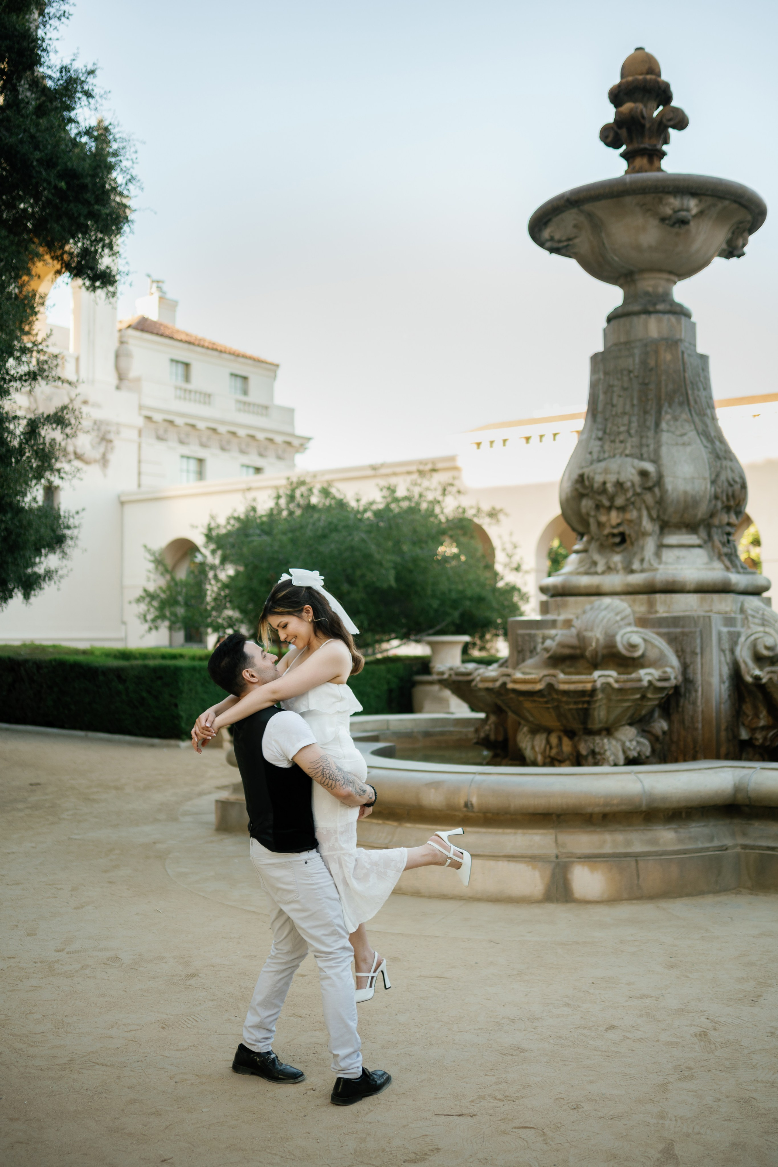 Pasadena City Hall Engagement Photoshoot, California. Wedding Photography & Videography Team in California, Los Angeles, San Francisco, San Diego and Travel