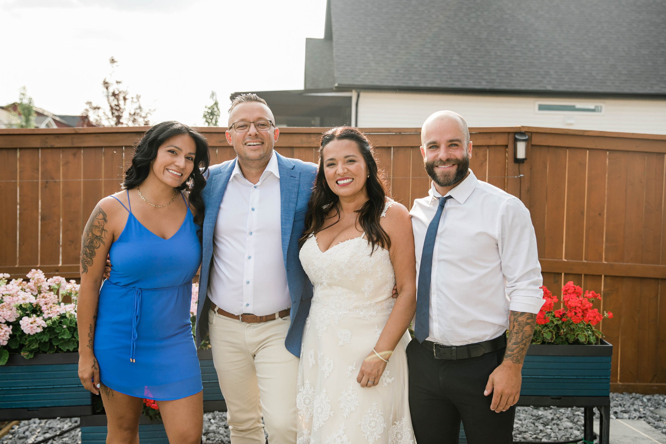 Pamela Backyard Wedding. Ching Li Photography