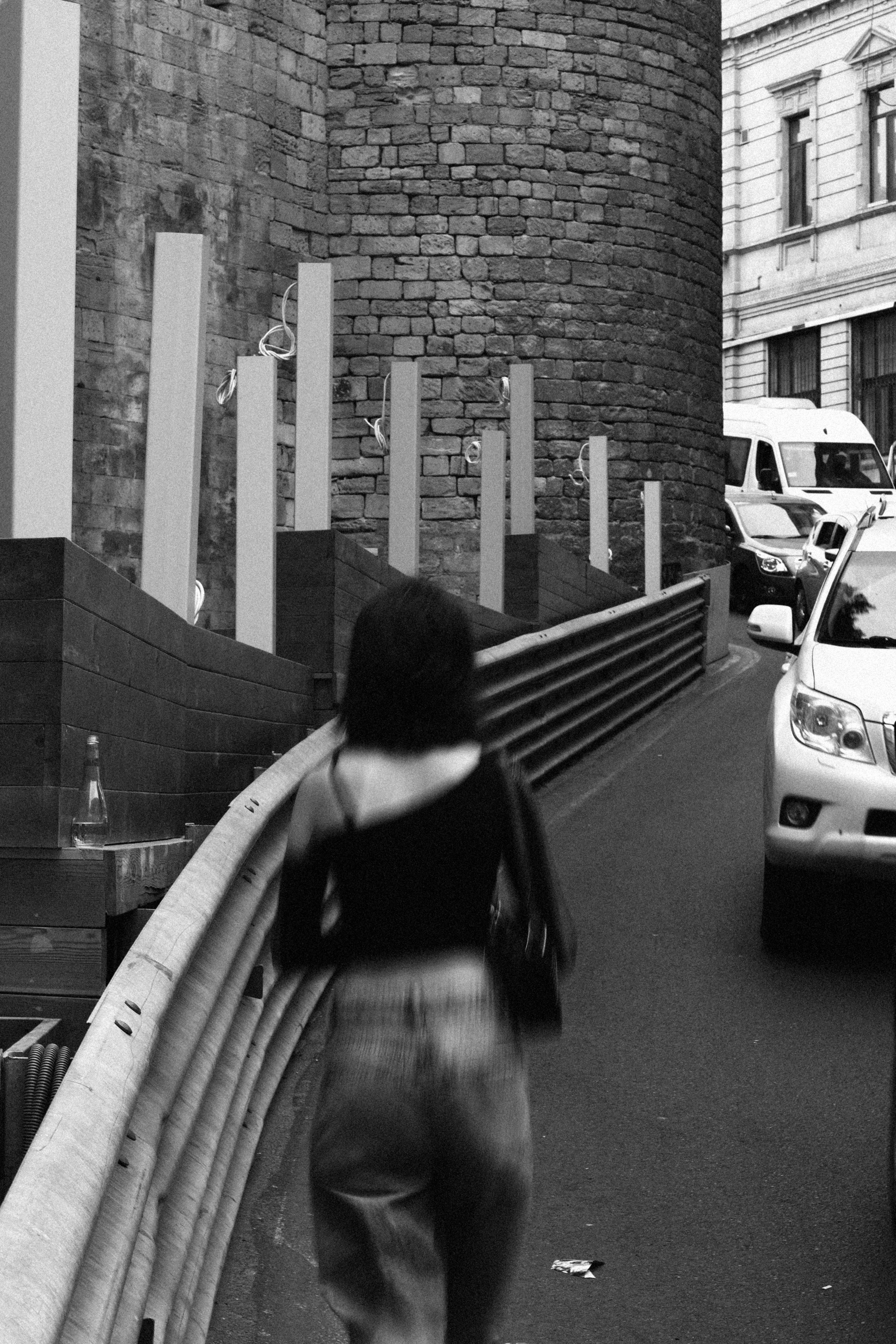 Jasmin / Street Walking. BNW Around Photography