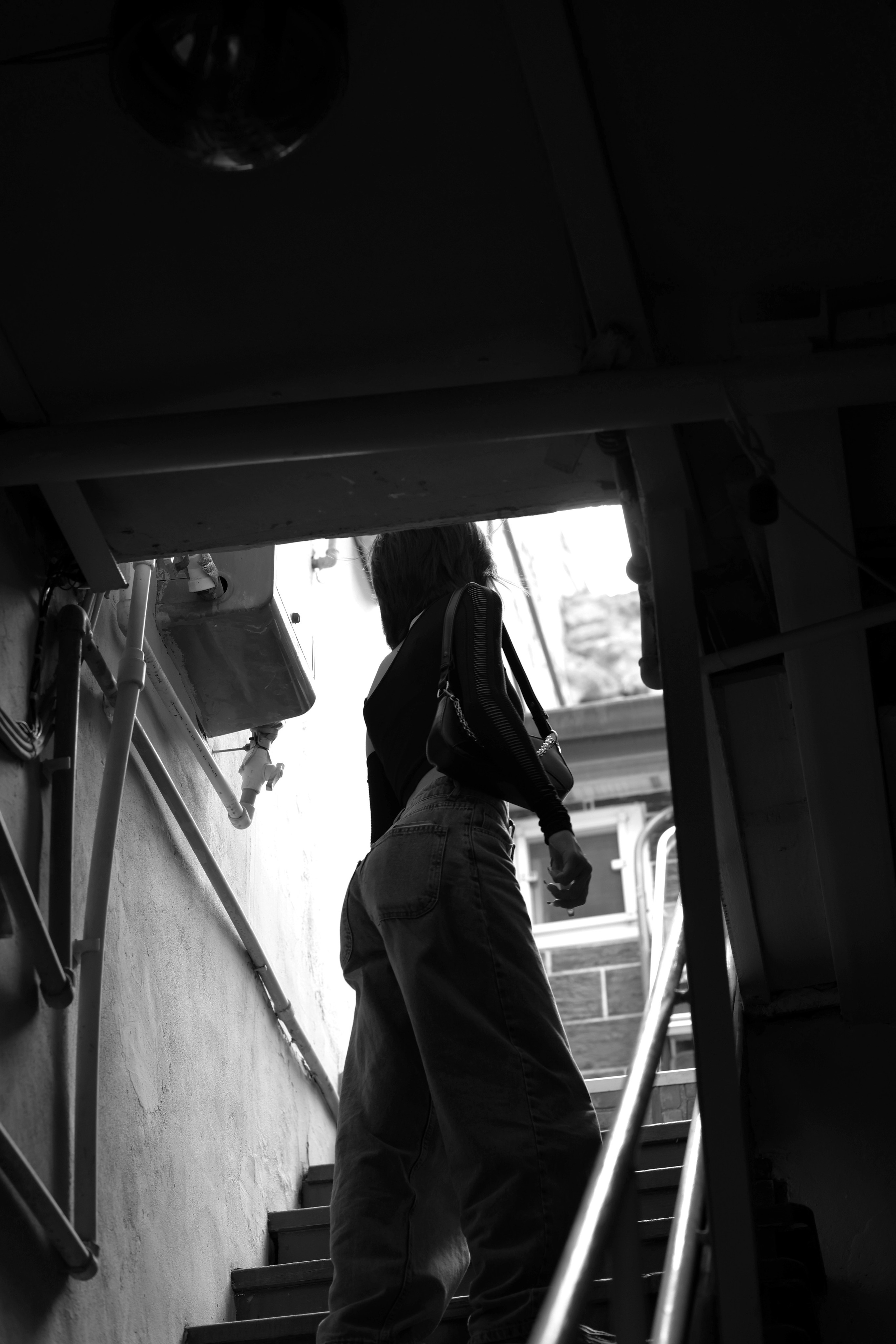 Jasmin / Street Walking. BNW Around Photography