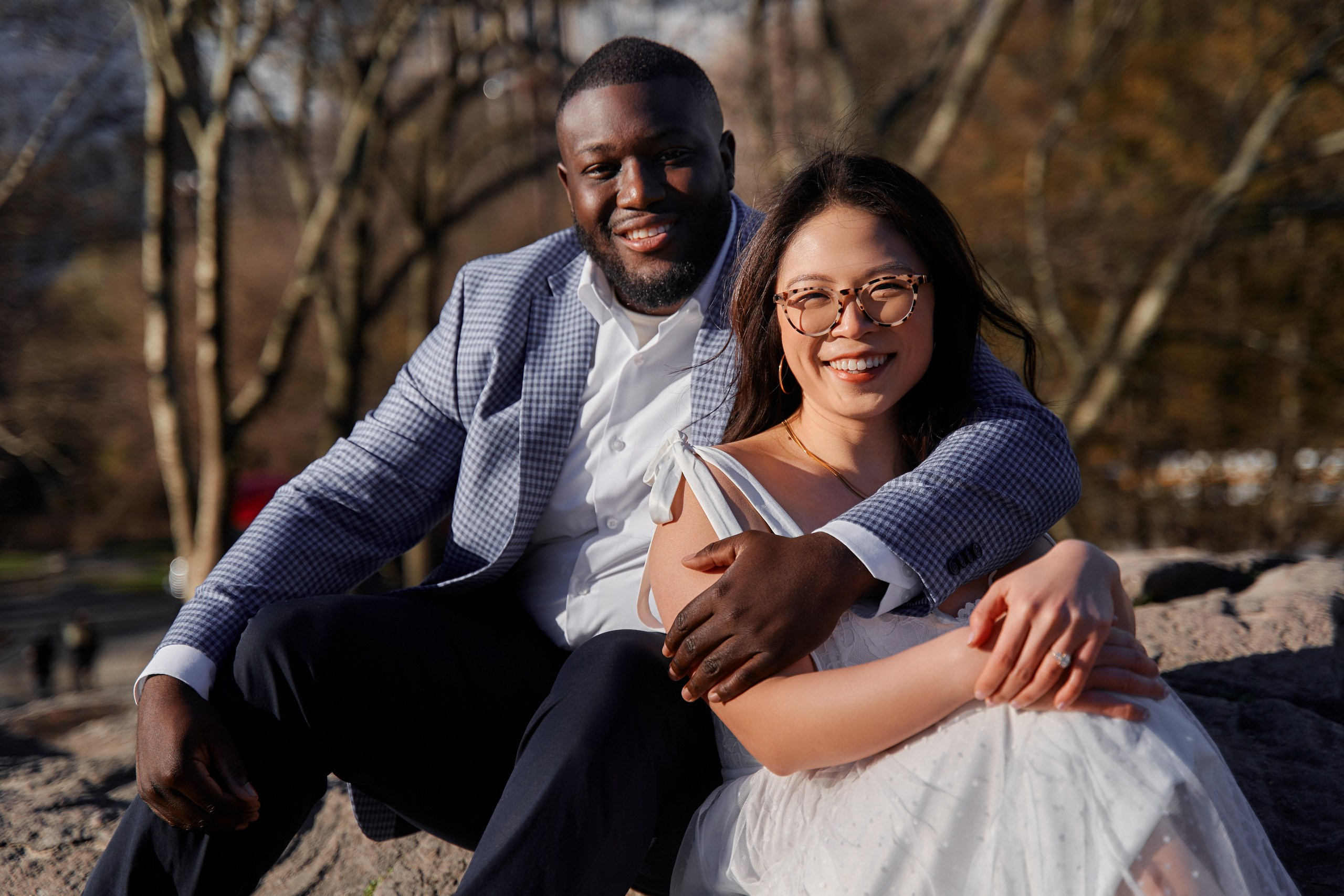 Engagement photo shoot NYC. Professional Wedding and event photographer USA New York