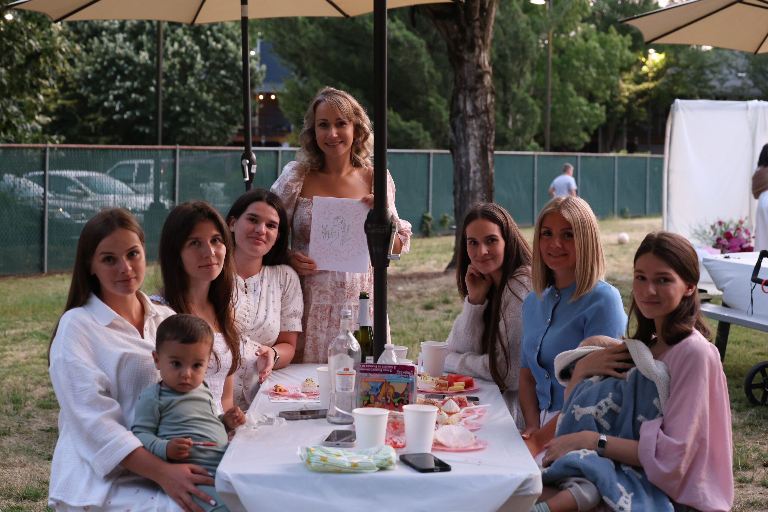 Natasha’s baby shower 6-24-25. Smirna Christian Church