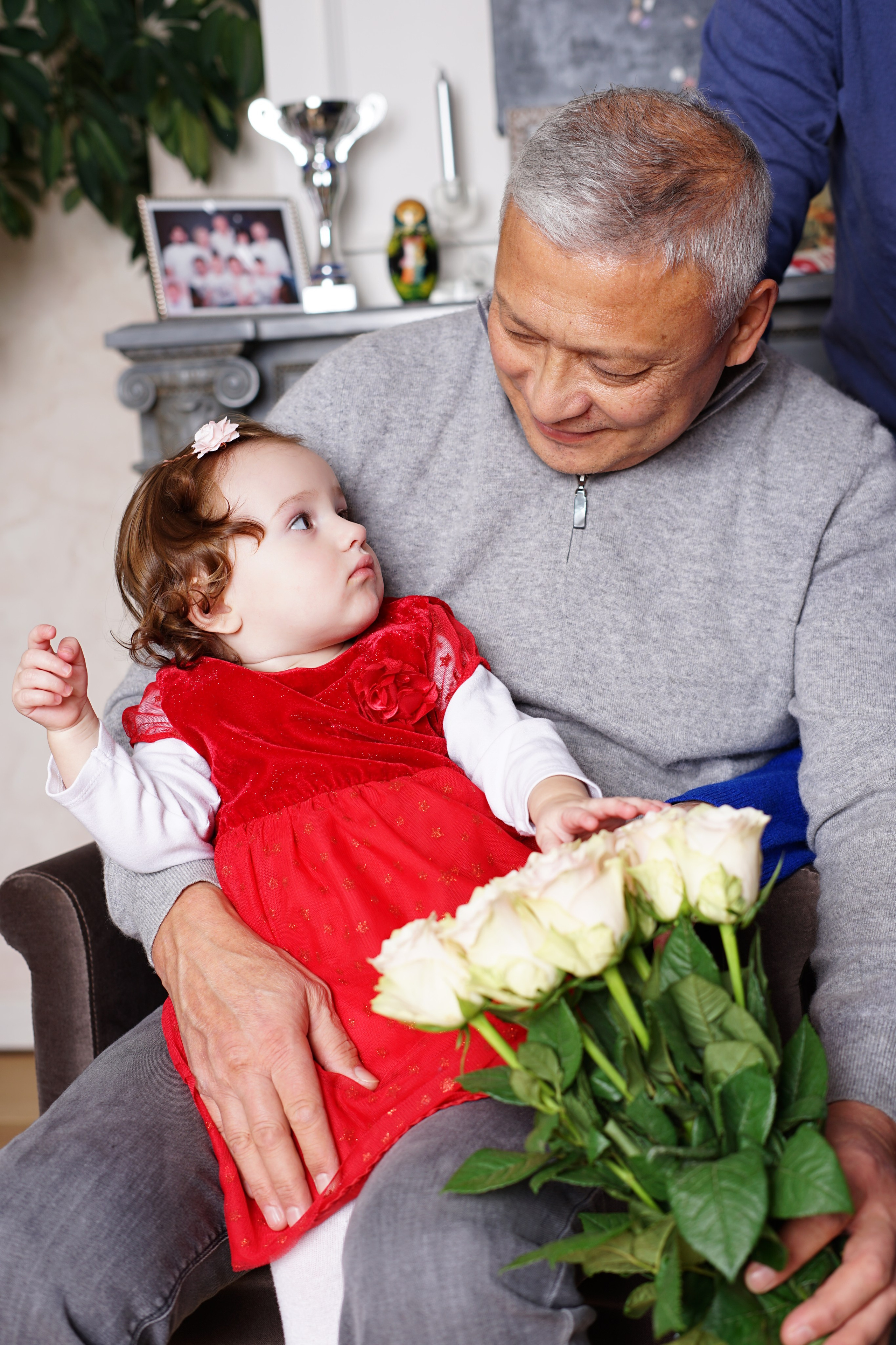 Edouard et sa famille. Petit trésor photos de famille, grossesse et nouveau-né à Roanne