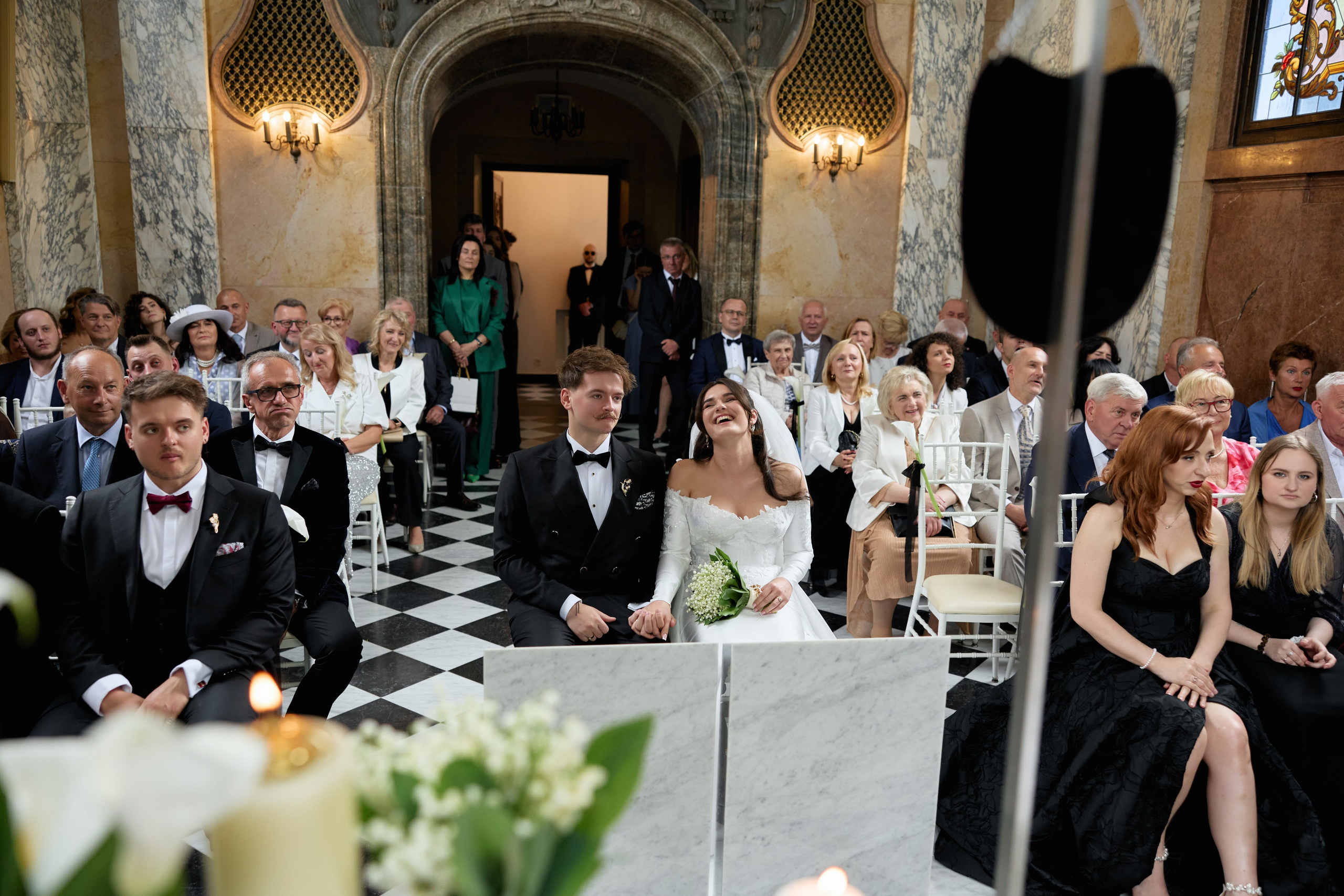 Wiktoria & Kacper. Pałac Goetz. Fotograf ślubny i rodzinny w Krakowie Yana Klymova