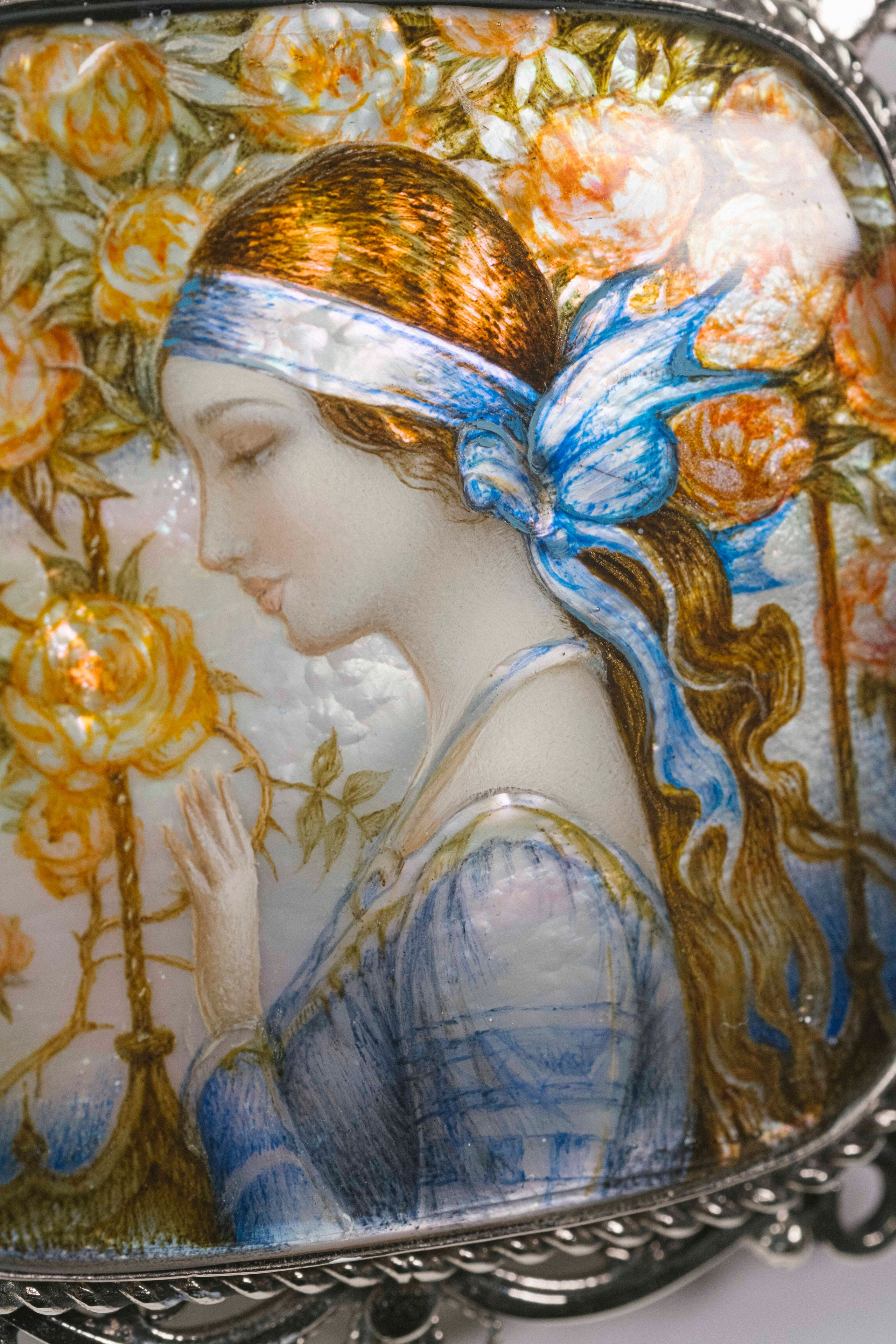 Girl with a Blue Ribbon. Marina Rogatova