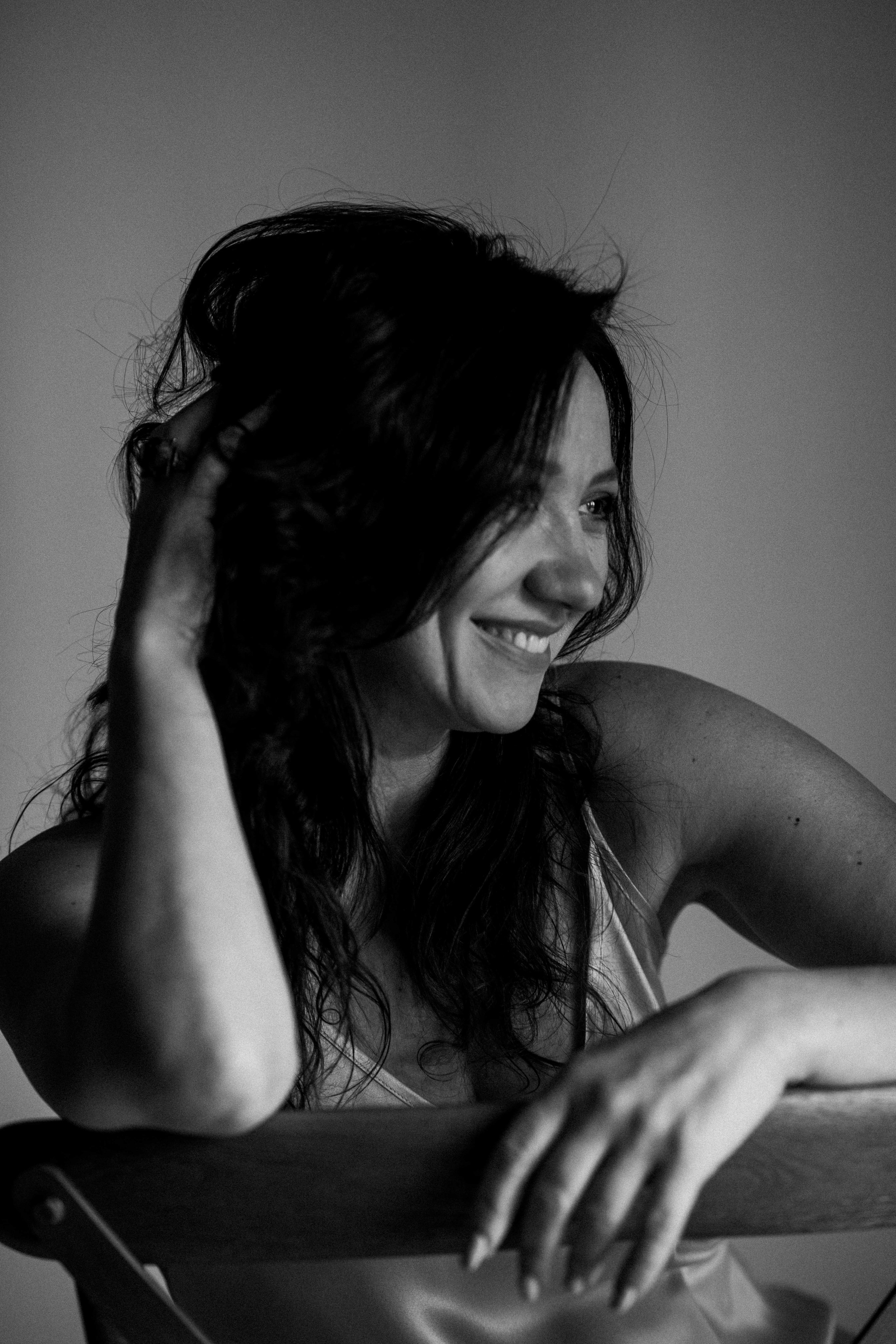 K. Rawnoir- Portrait photography by Daria Paliy.Timeless black&white portraits of women in NYC area