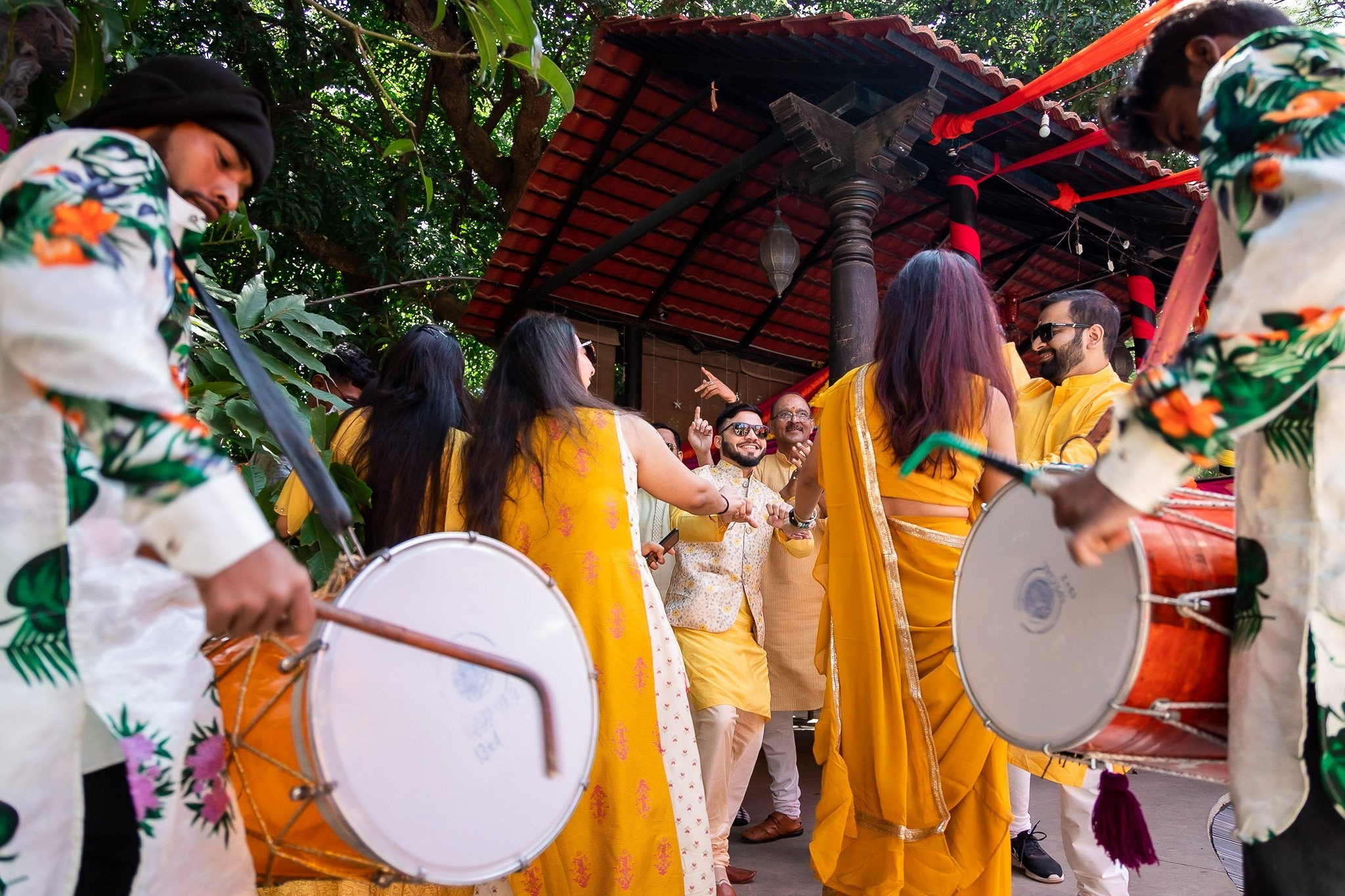 Telugu + Punjabi Fusion Wedding at Le Roma Gardenia resort, Bangalore, India