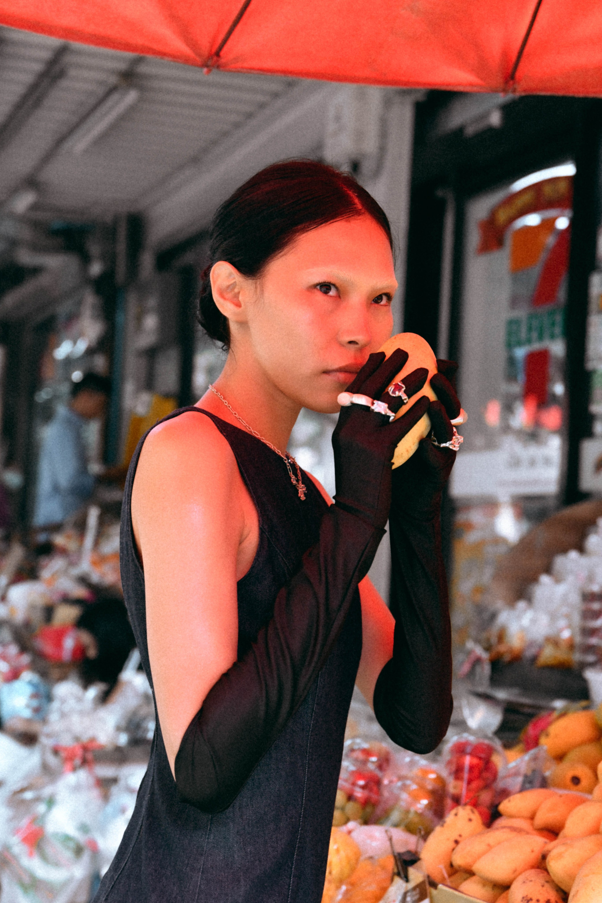 Street for Wiktoria Tao jewelry. Stylist