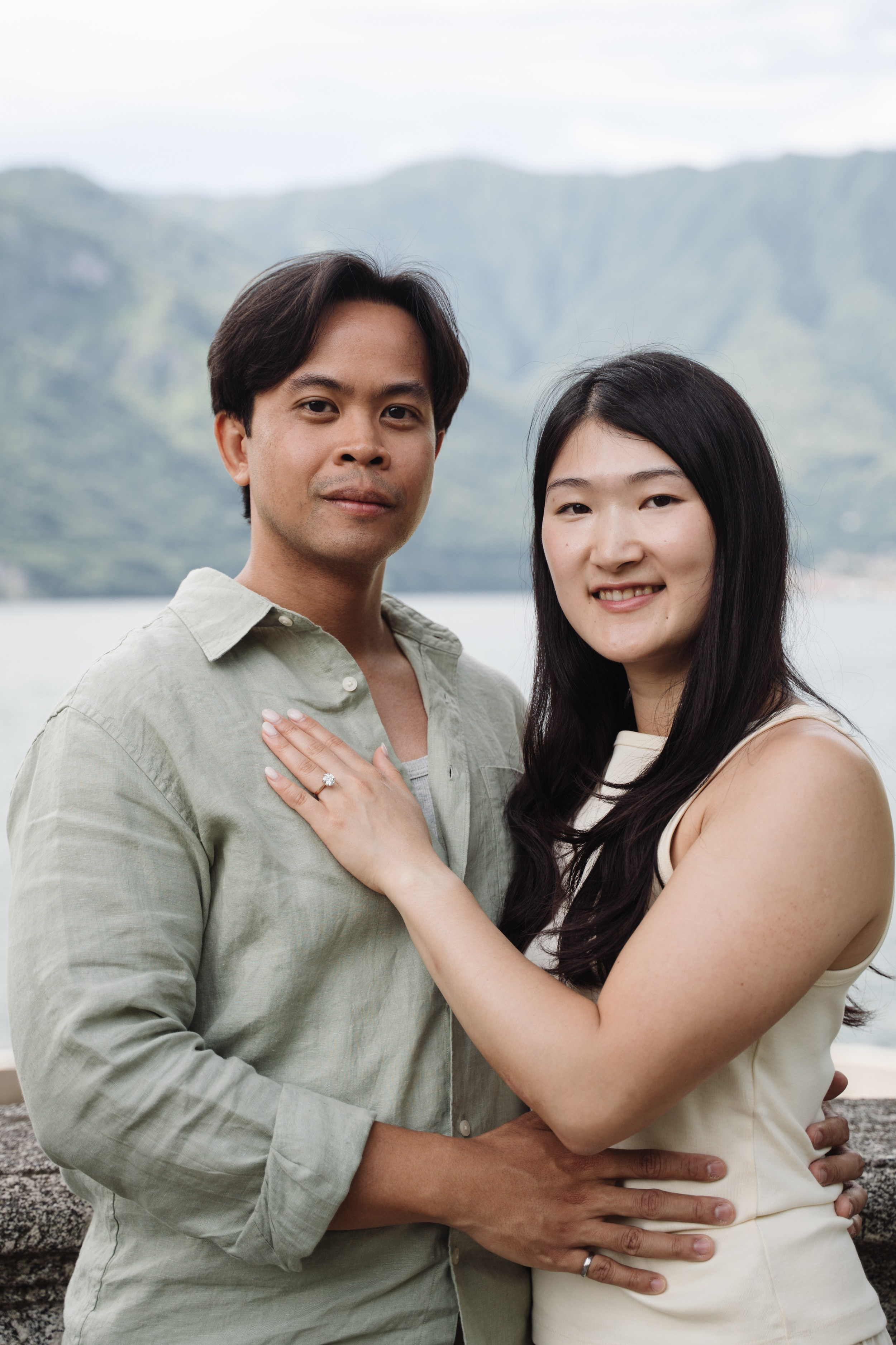 Tremezzo Sunrise Proposal. Lake Como Proposal Photographer | Surprise Proposals & Engagements