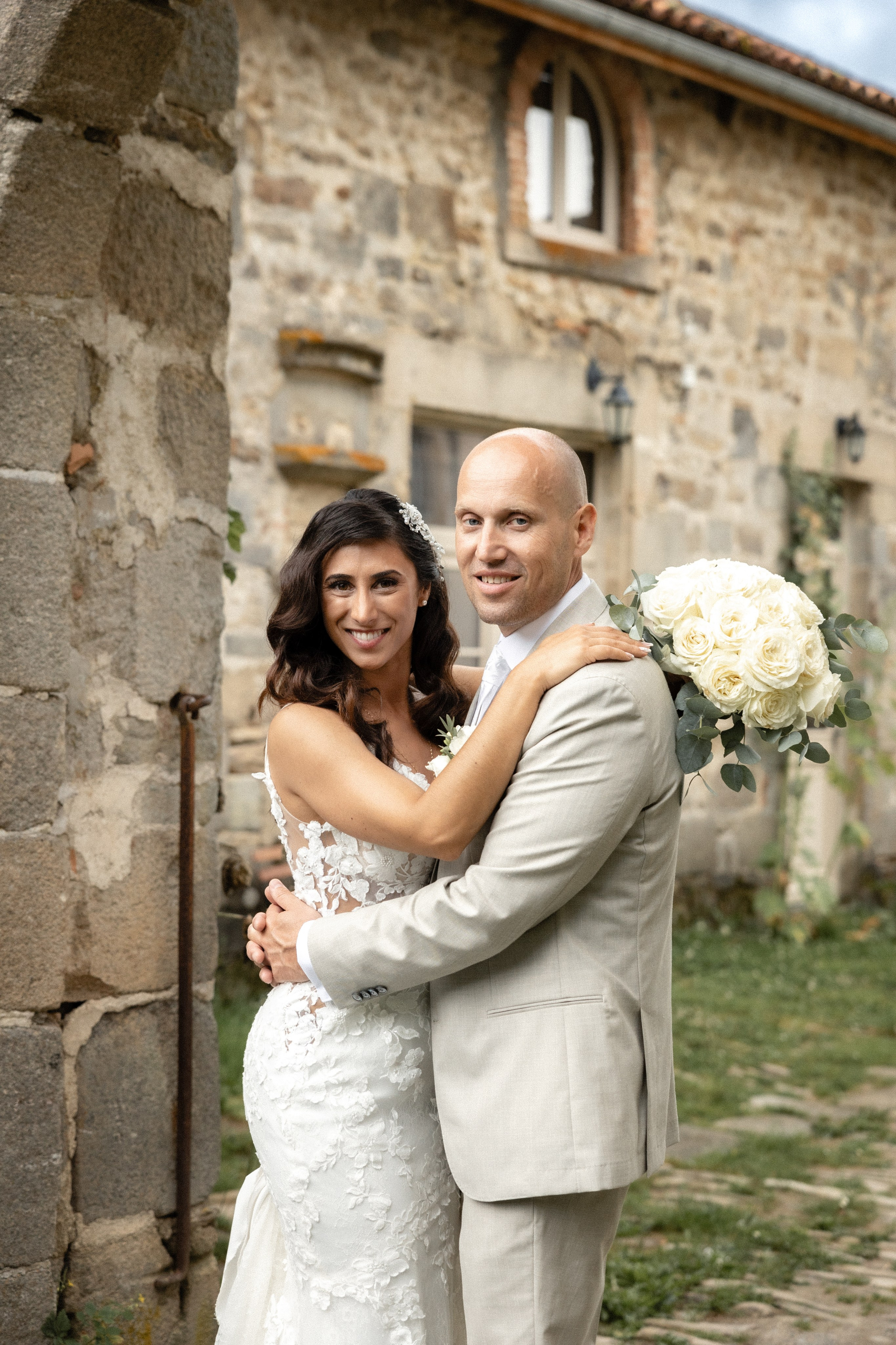 Roxane & Denis. Wedding at Abbaye du Palais, Thauron, France. June 29, 2024. Евгения Смирнова — Ваш фотограф в Тулузе и на юго-западе Франции