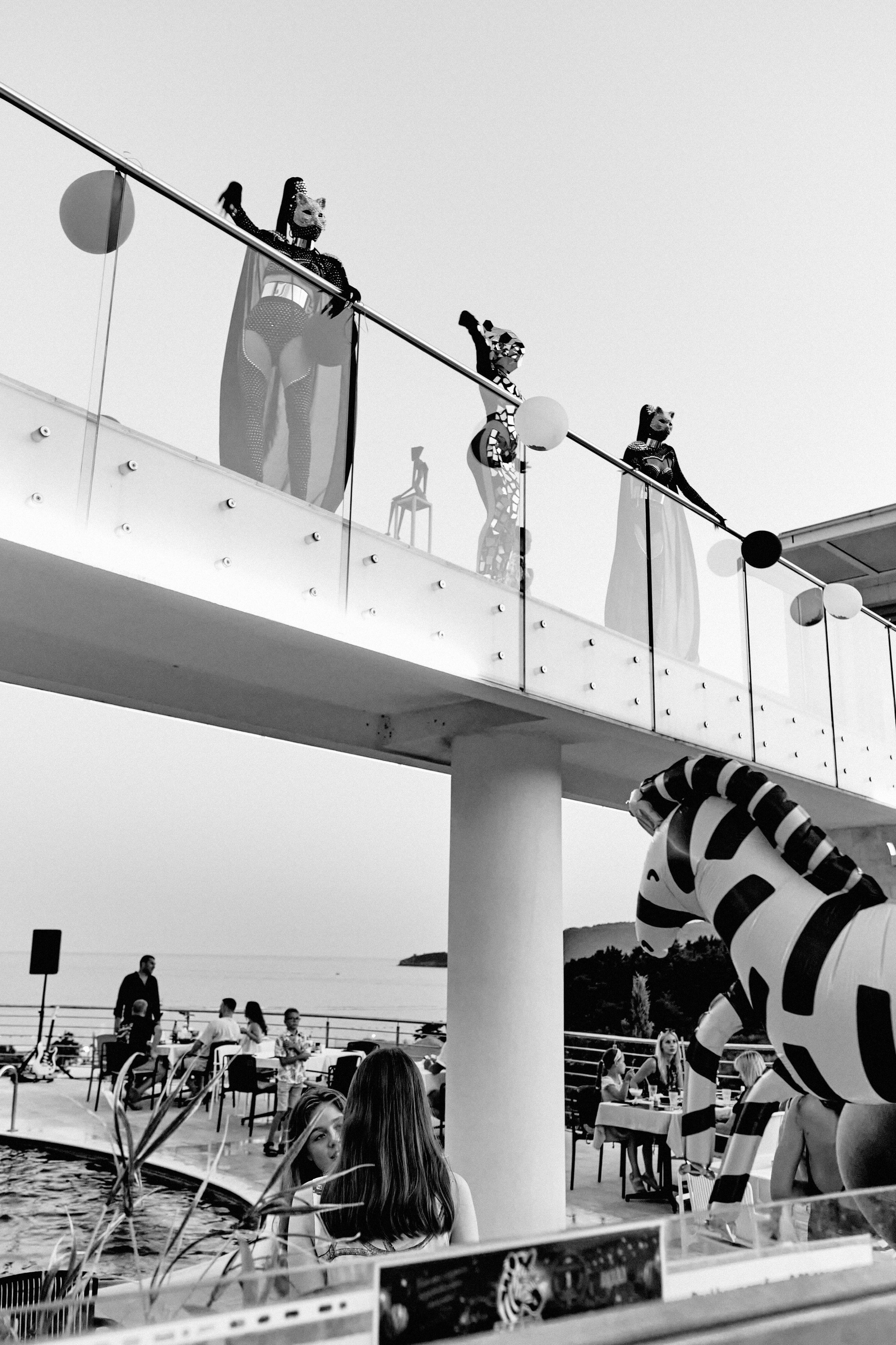 Photo report from the Zebra Restaurant’s birthday celebration. Becici, Montenegro. Photographer, photo artist Alena Novgorodtseva