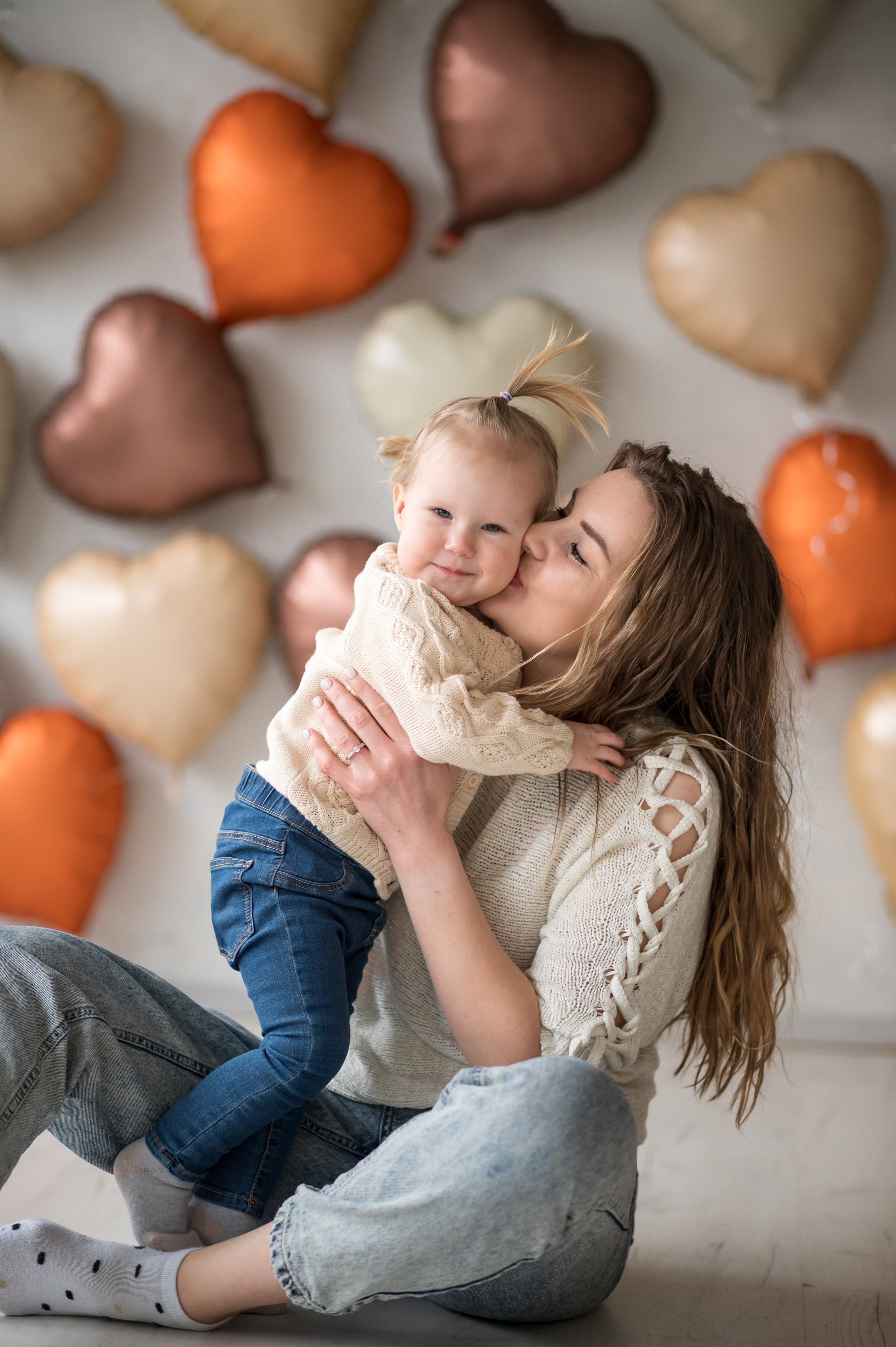 Семейная фотосессия в студии. Семейный и детский фотограф в Минске Надежда Савицкая