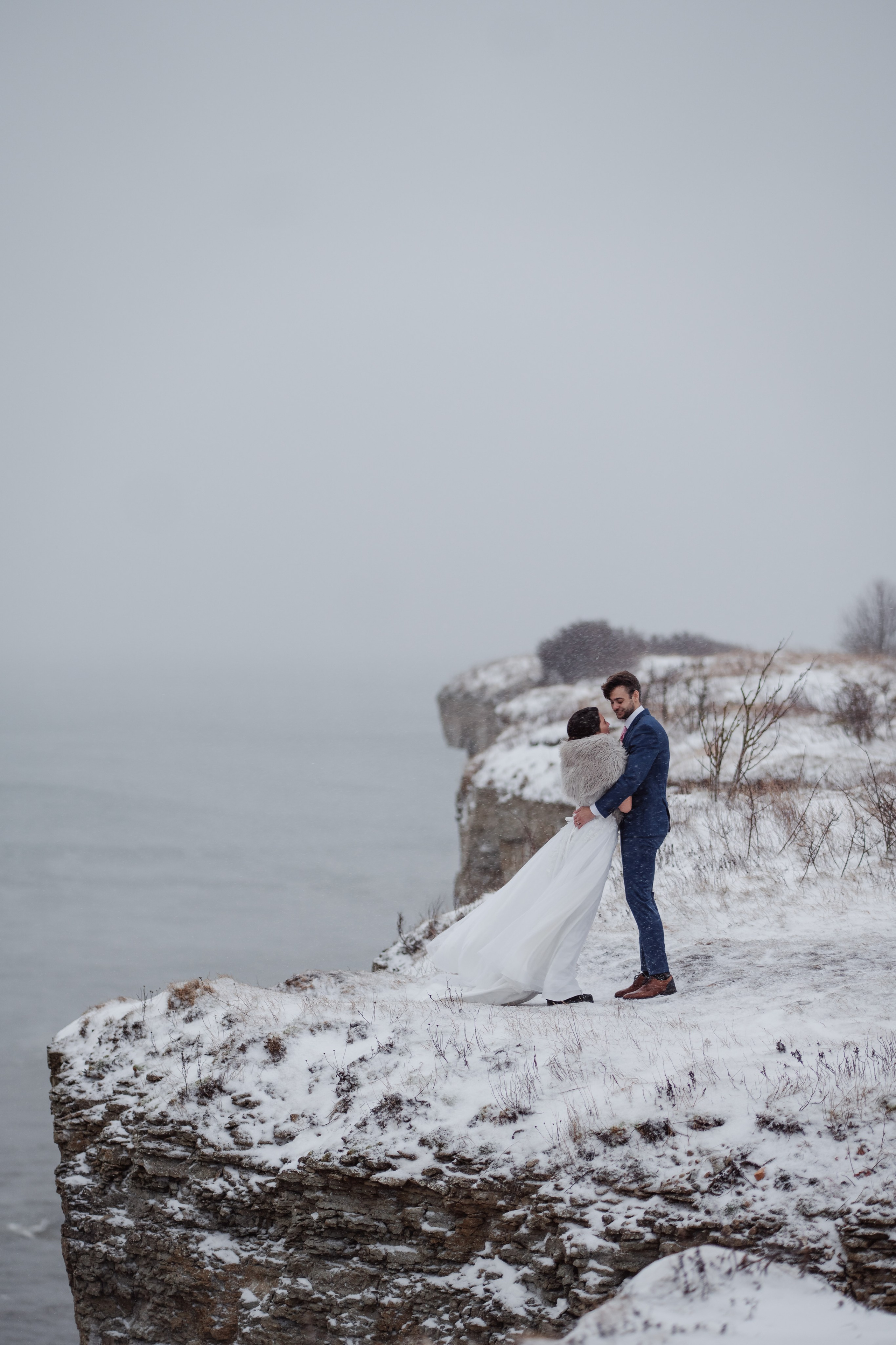Winter bryllup. Bryllupsfotograf i hele Norge