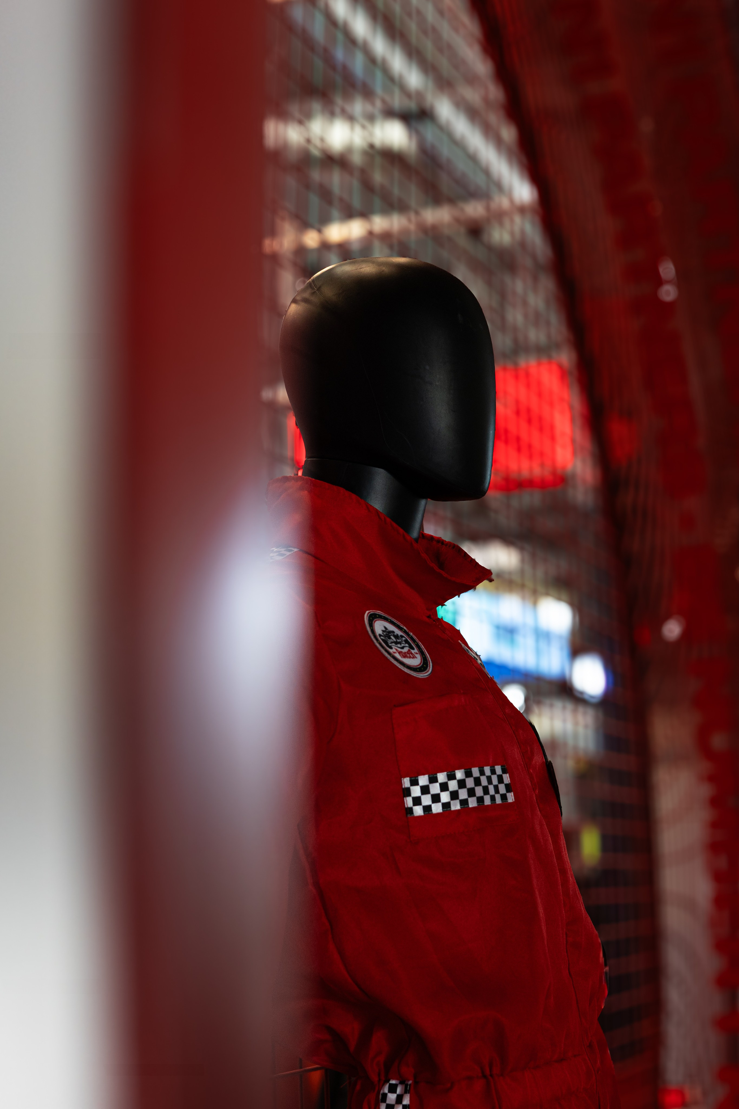 N1 Partners pavilion meeting area with racing-inspired details