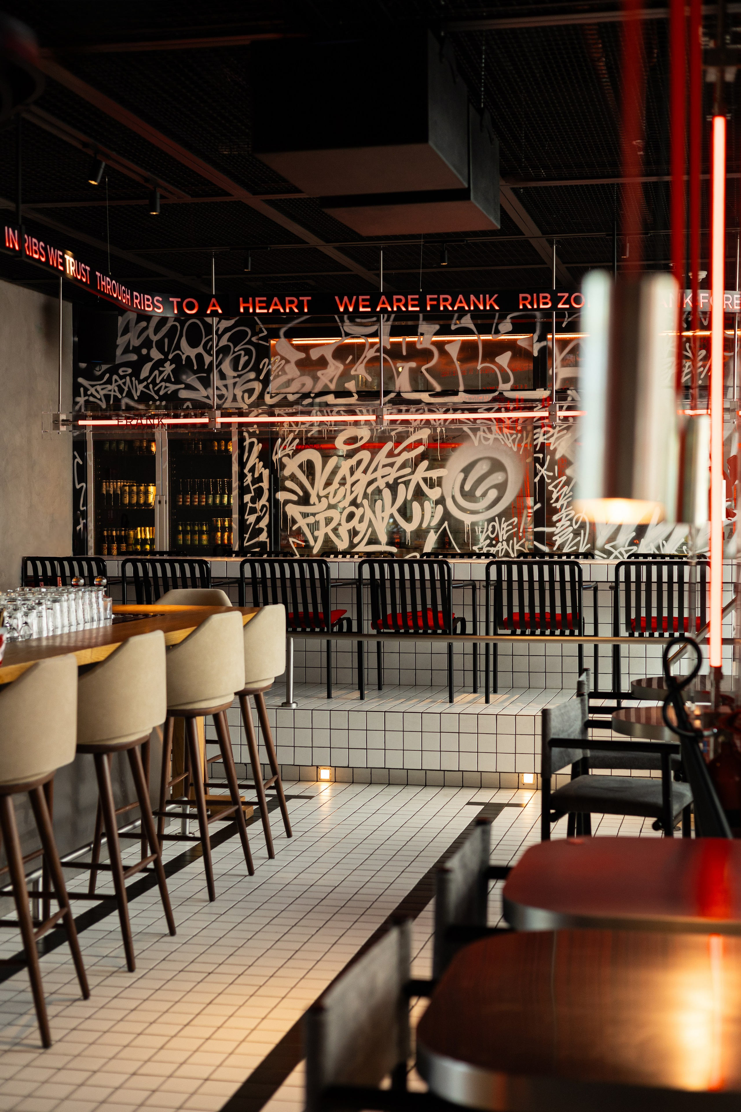 Frank Restaurant Dubai — Interior Photography | Anastasiia Kalinkina