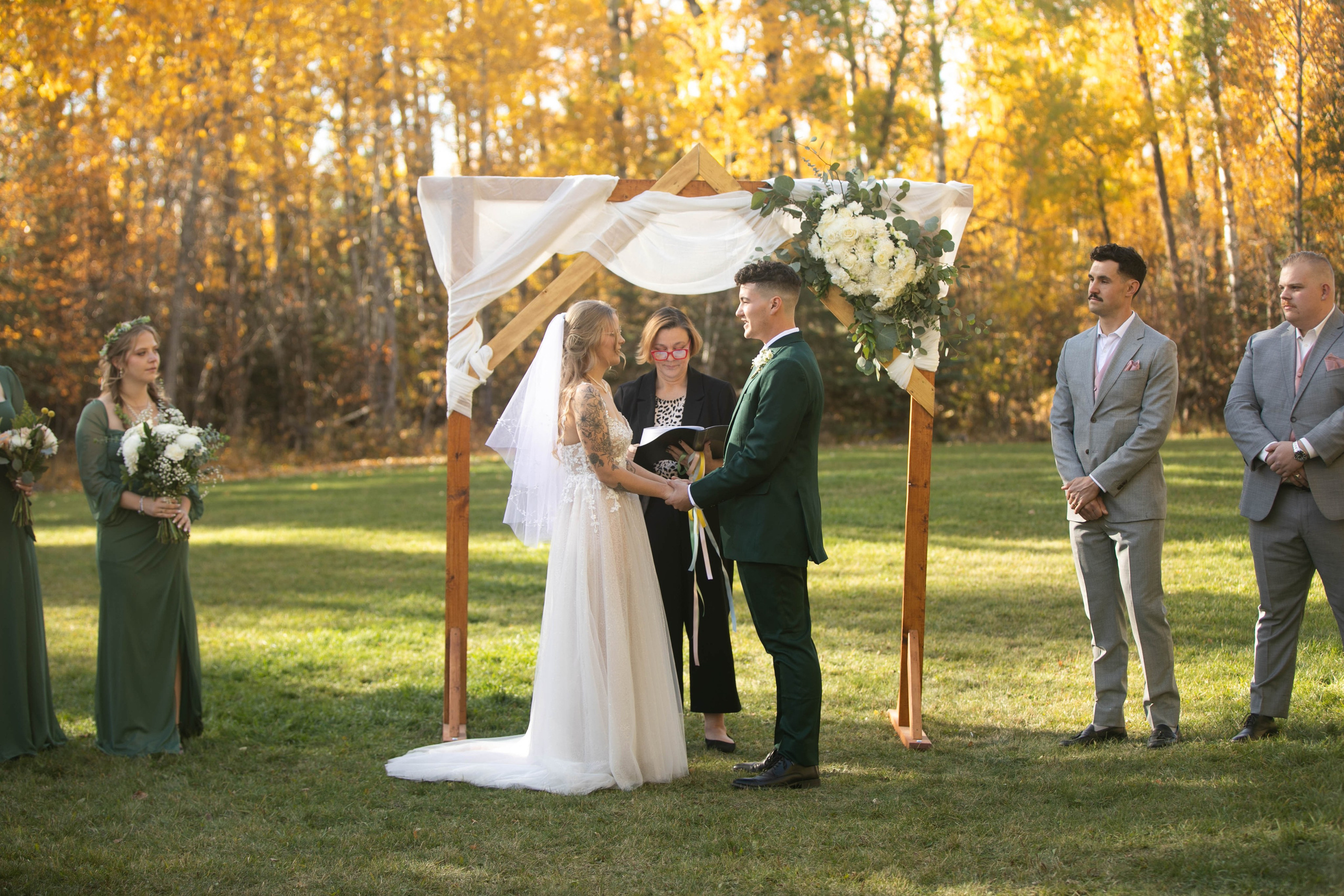 Renee & Emmett Wedding. Fotografía accesible en Calgary