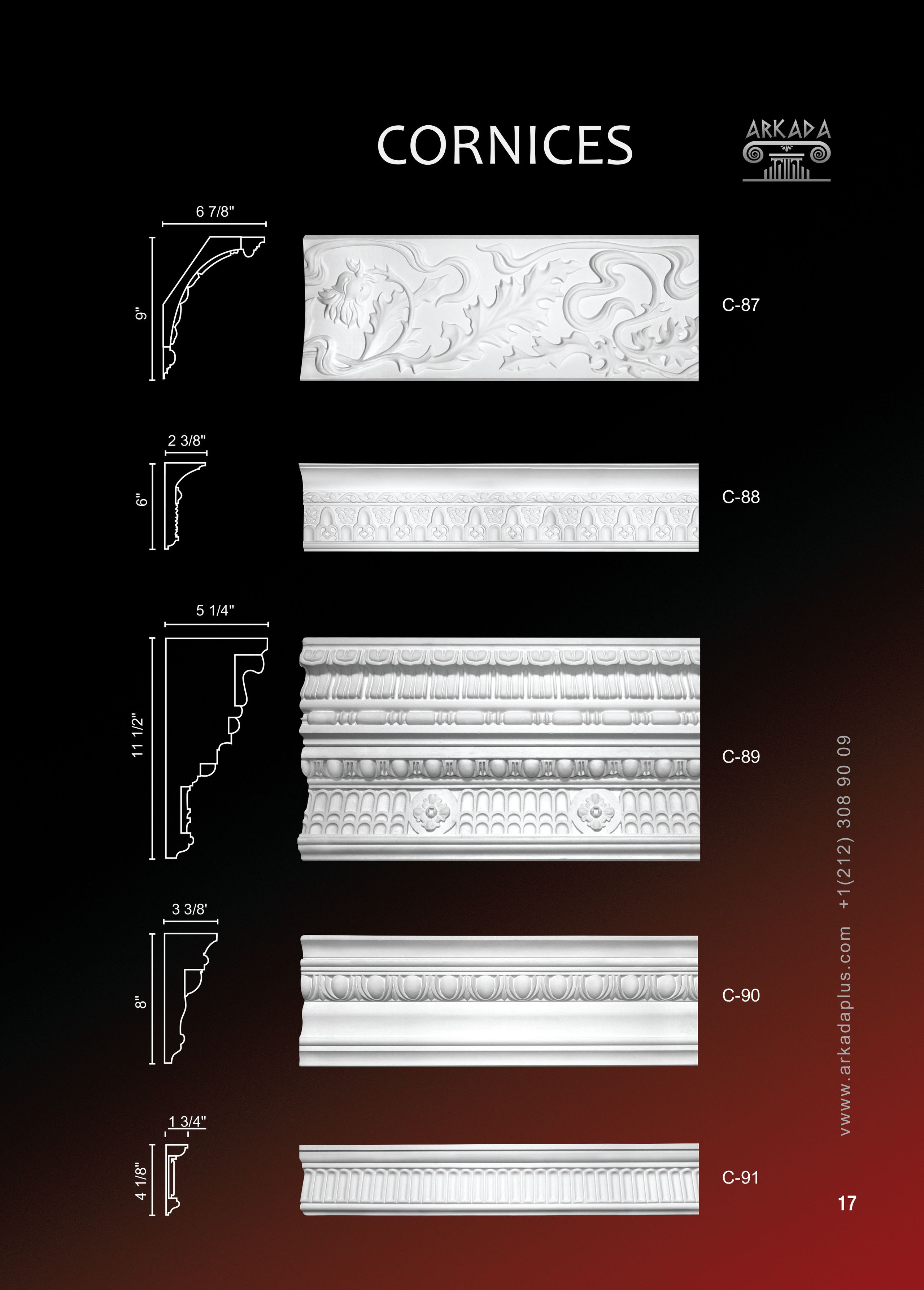 Crown Molding. Plaster molding