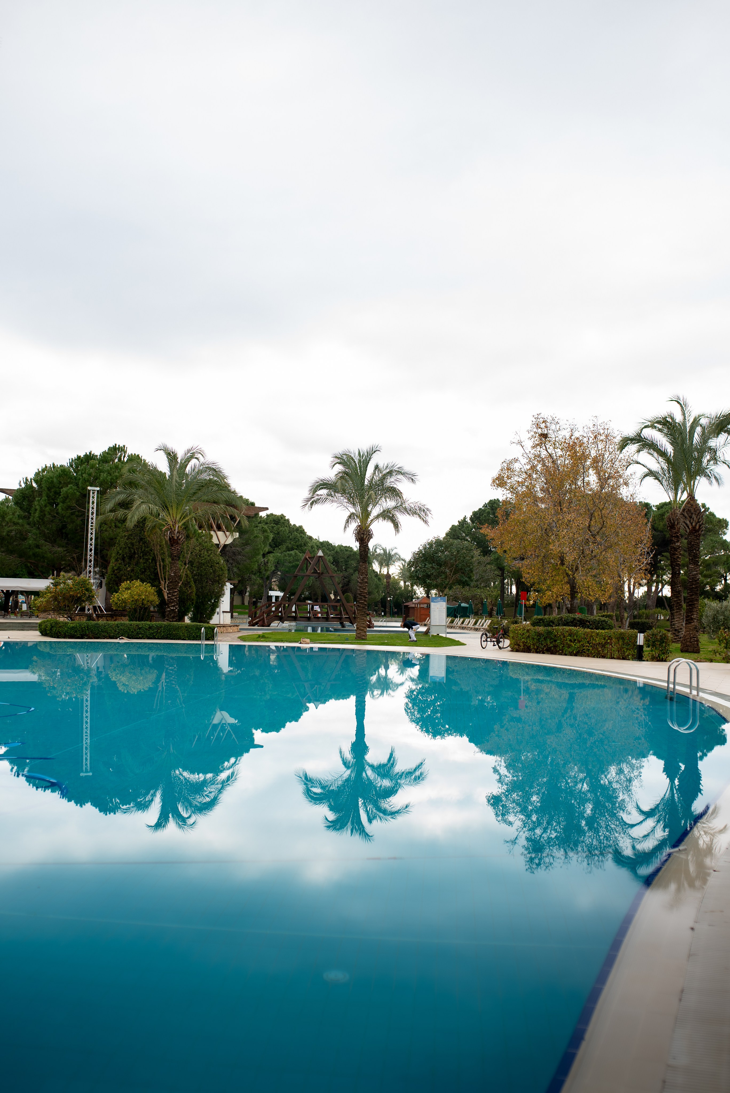 Swimming pool at IC Hotels family resort in Antalya photographed by professional hotel photographer