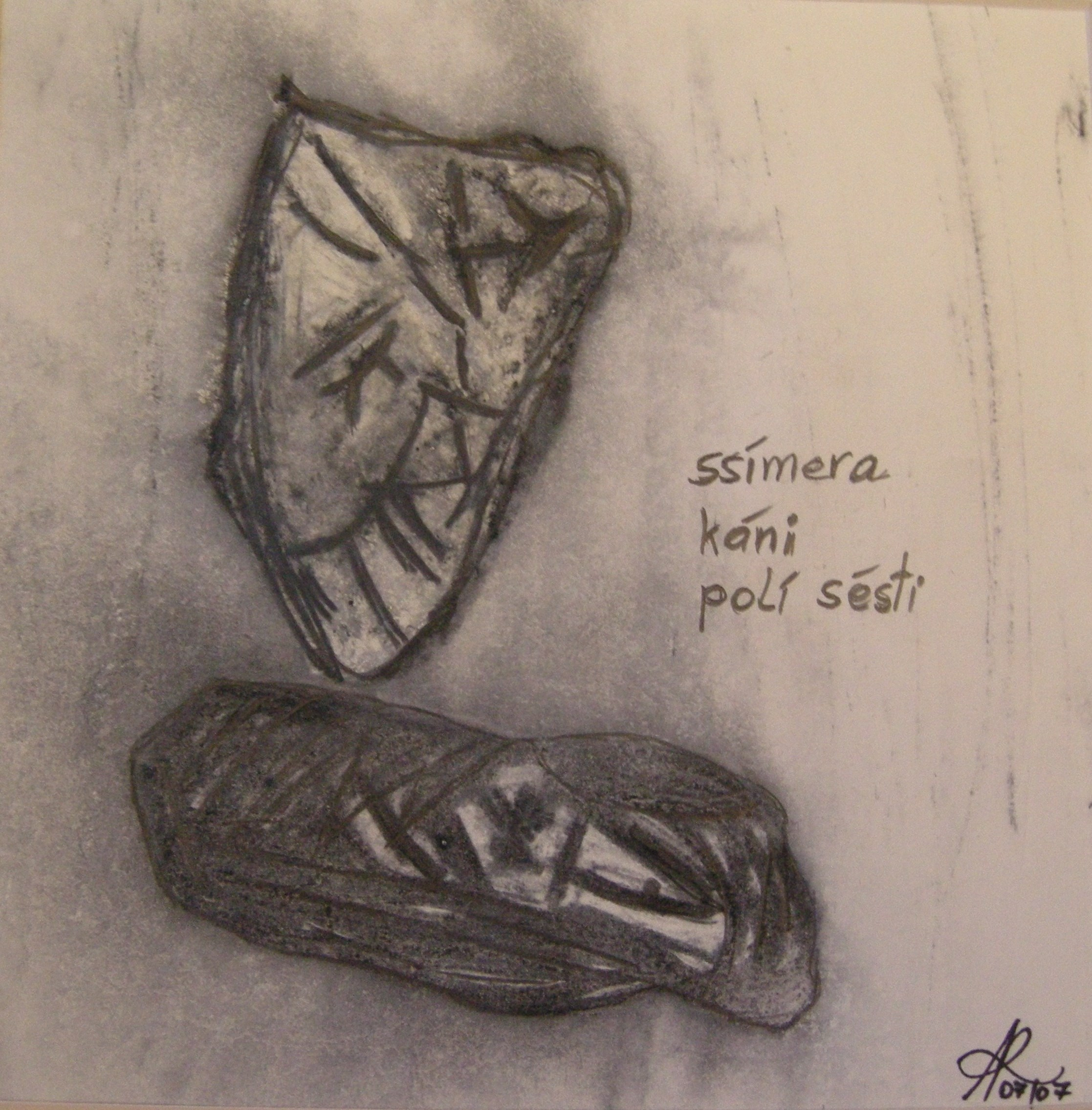 sprechende Steine 2007 - 30x30