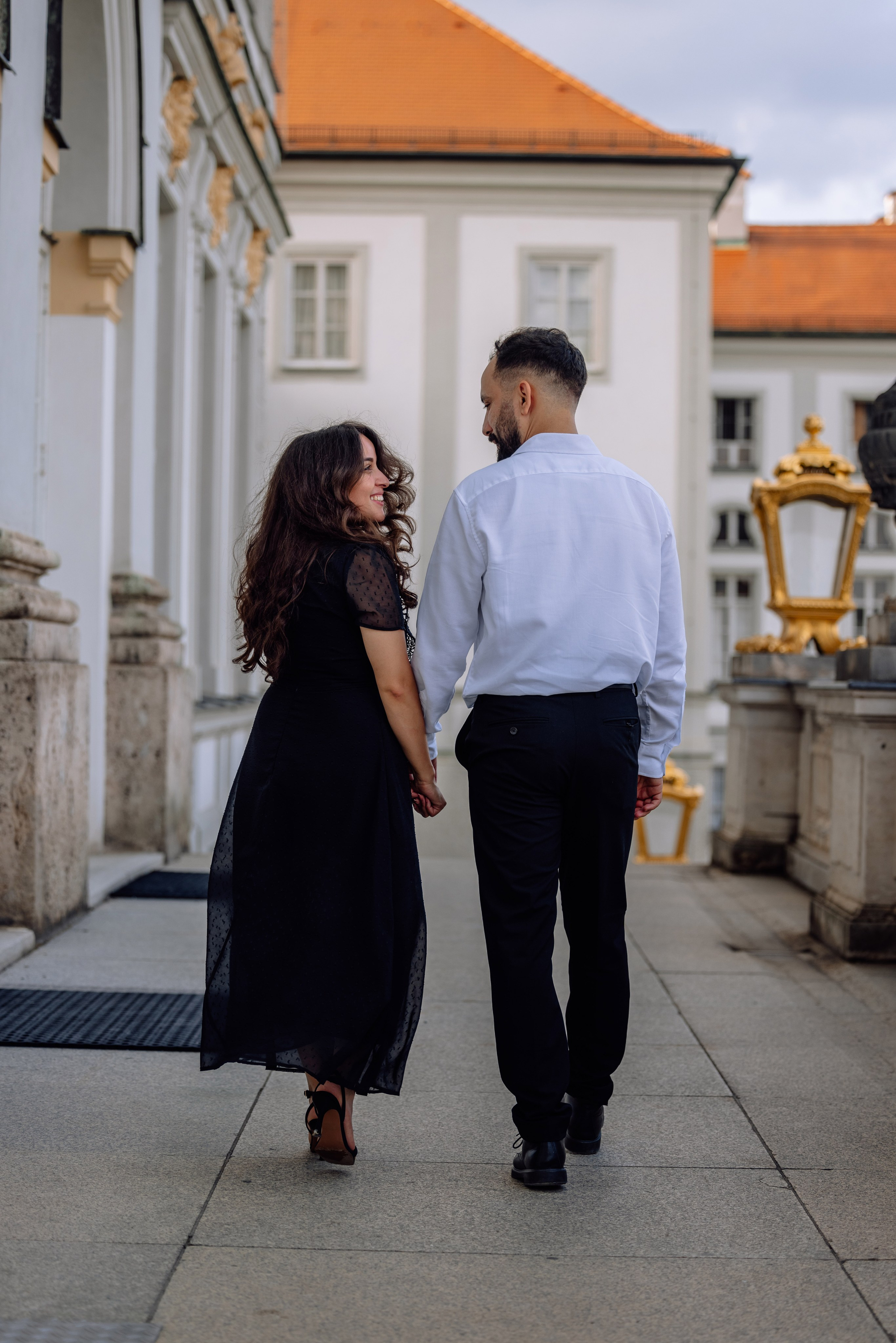 Antrag am Schloss Nymphenburg. Hochzeitsfotograf München Taufe Familienfotograf Tanja Mauke