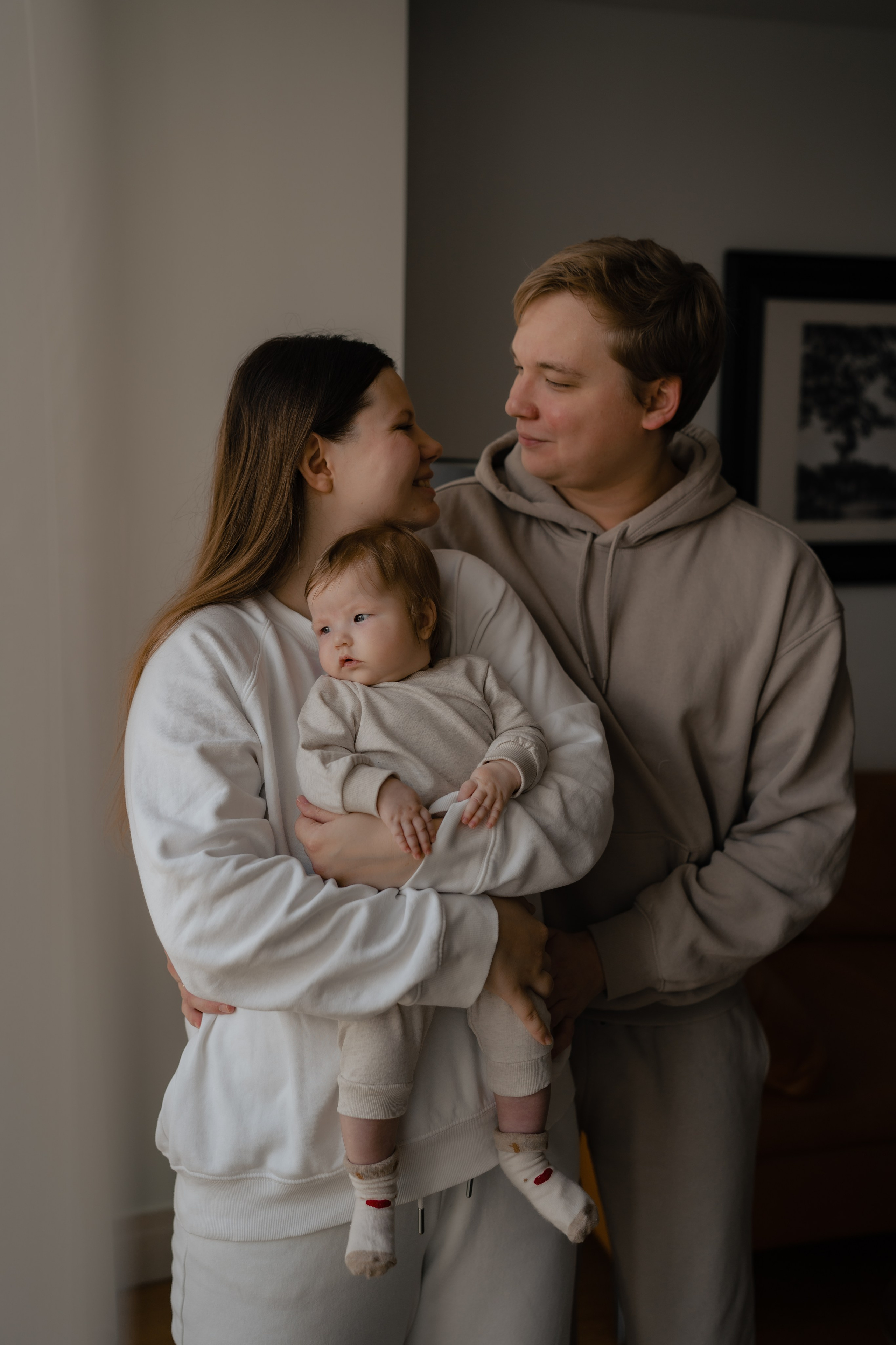 Семейная с младенцем. Фотограф Москва Ларина Юлия