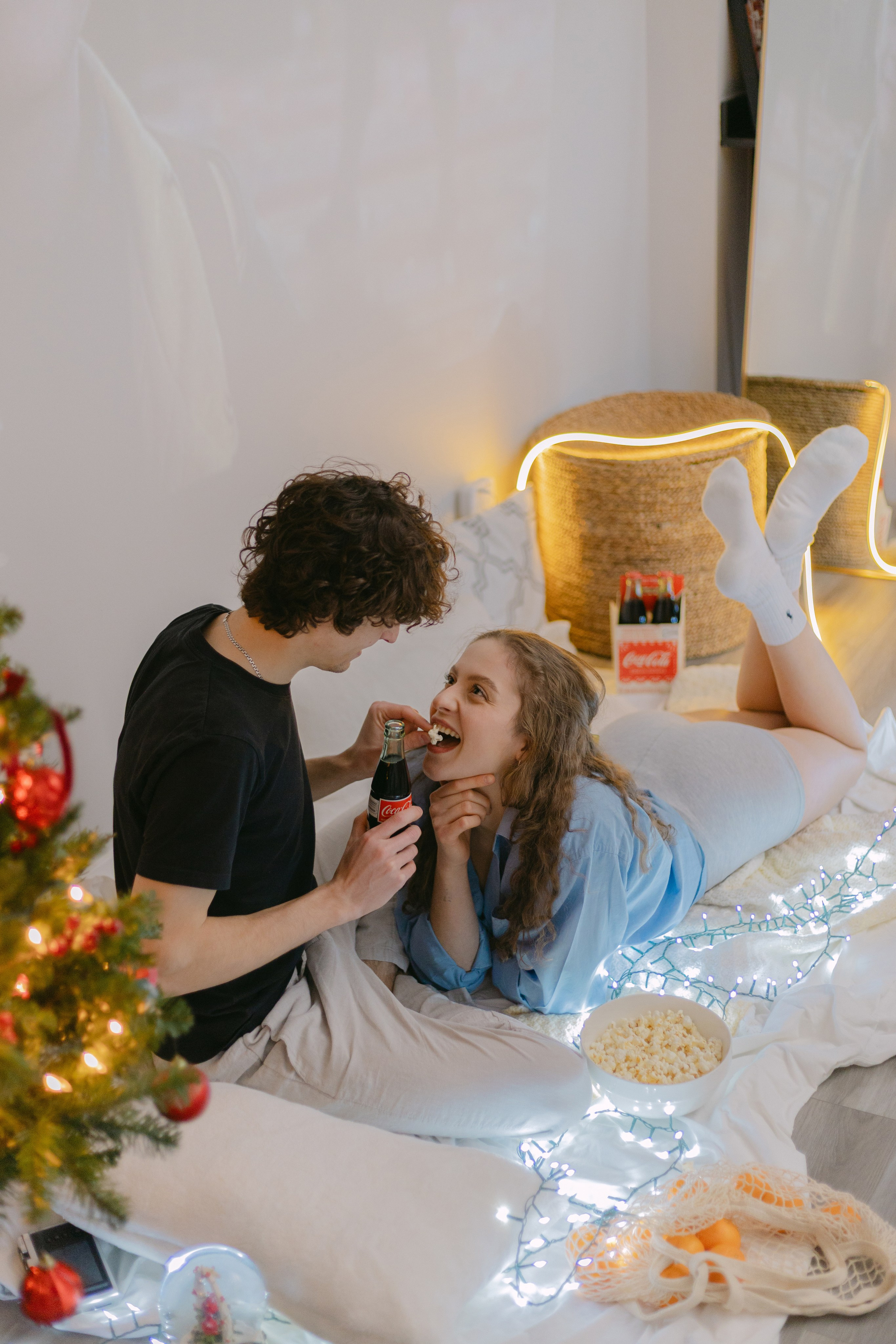 Christmas magic together. Home