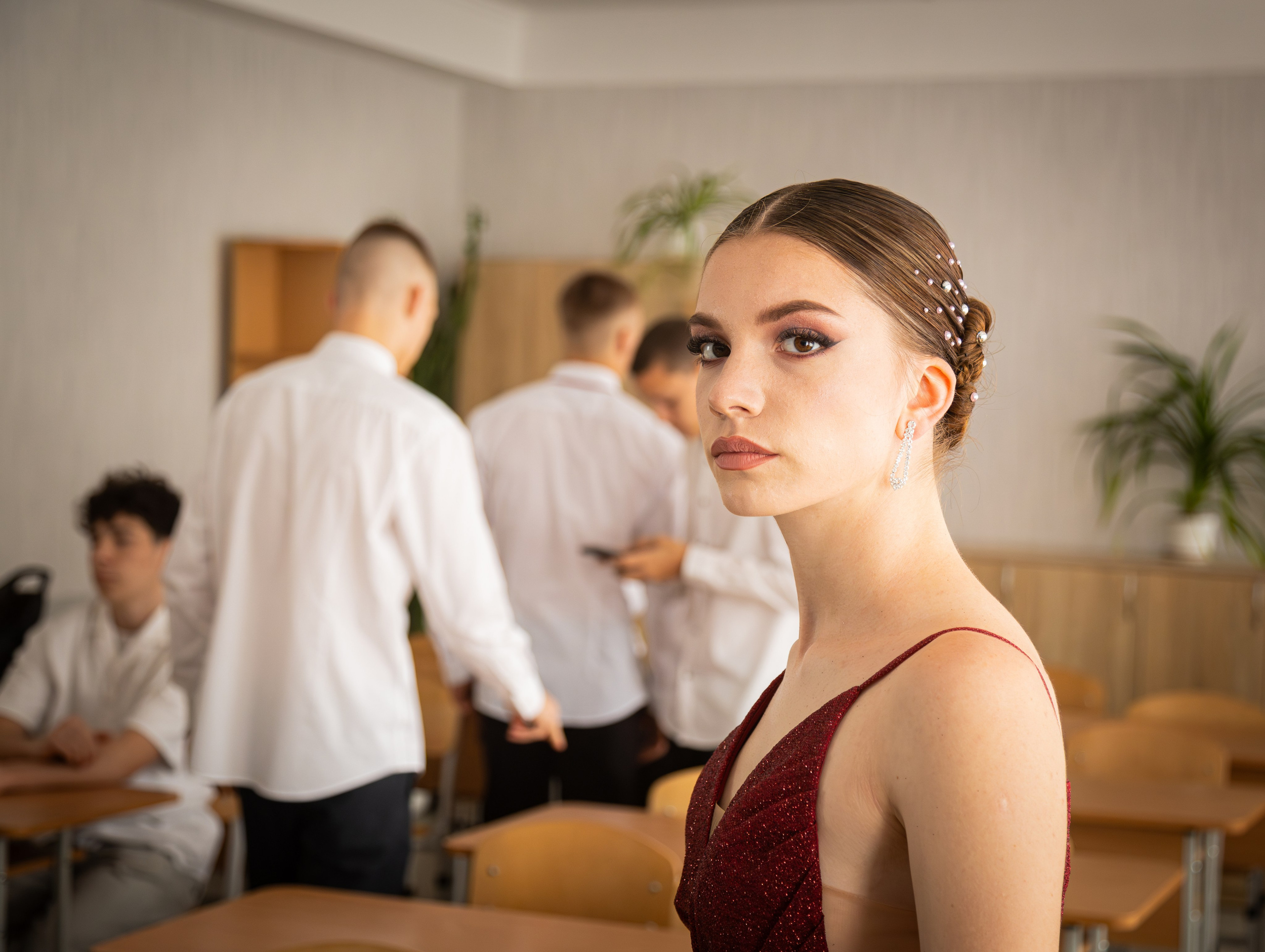 Пример фотосессии последний звонок и выпускной 11А, все в куче по очереди