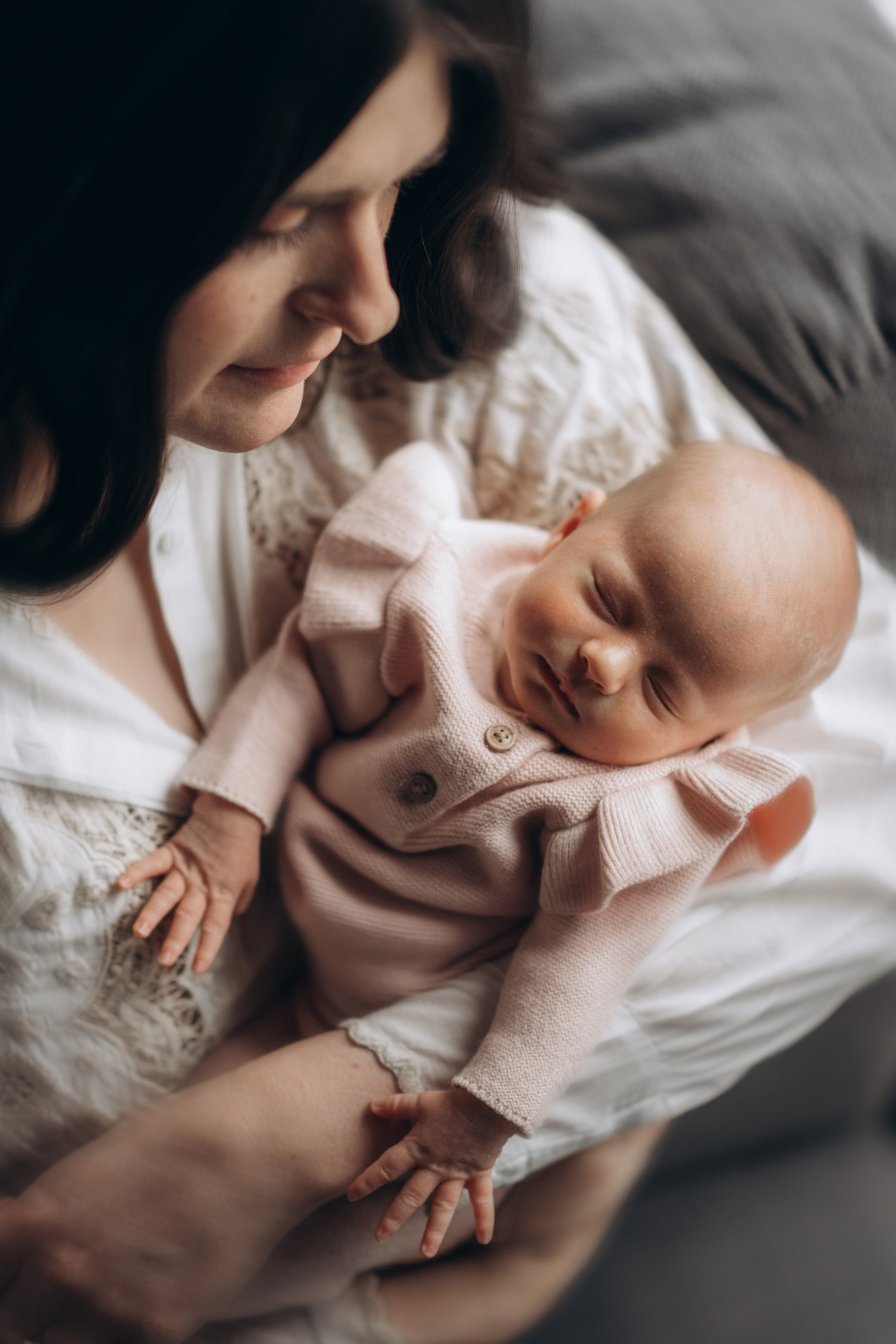 mother and baby portrait