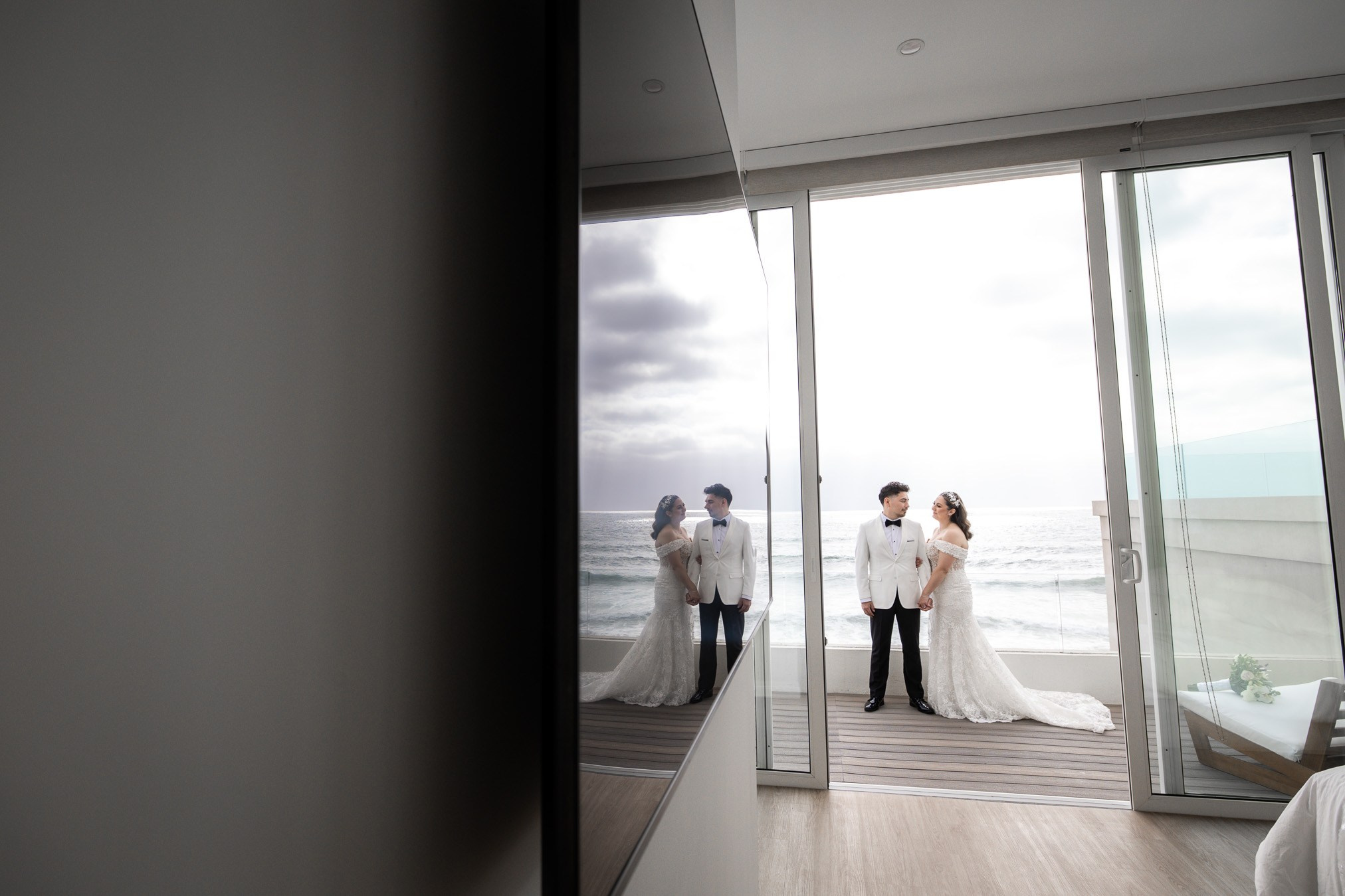 Ventana al mar Rosarito Boda Kevin y Andrea. Estudio de fotografia en Tijuana