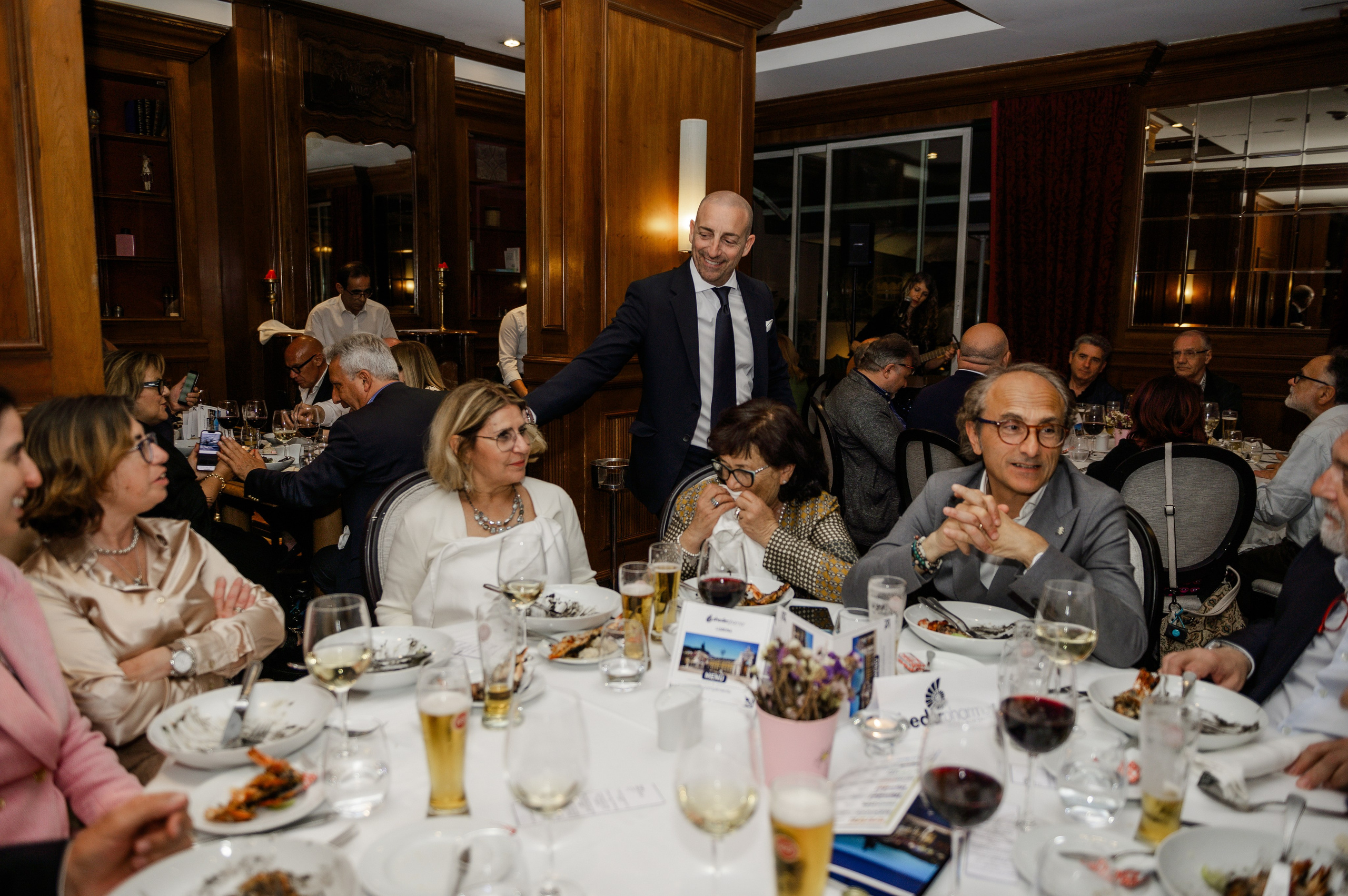 Corporate party at the restaurant — Pharma. Ваш фотограф в Лиссабоне — Анна Белова