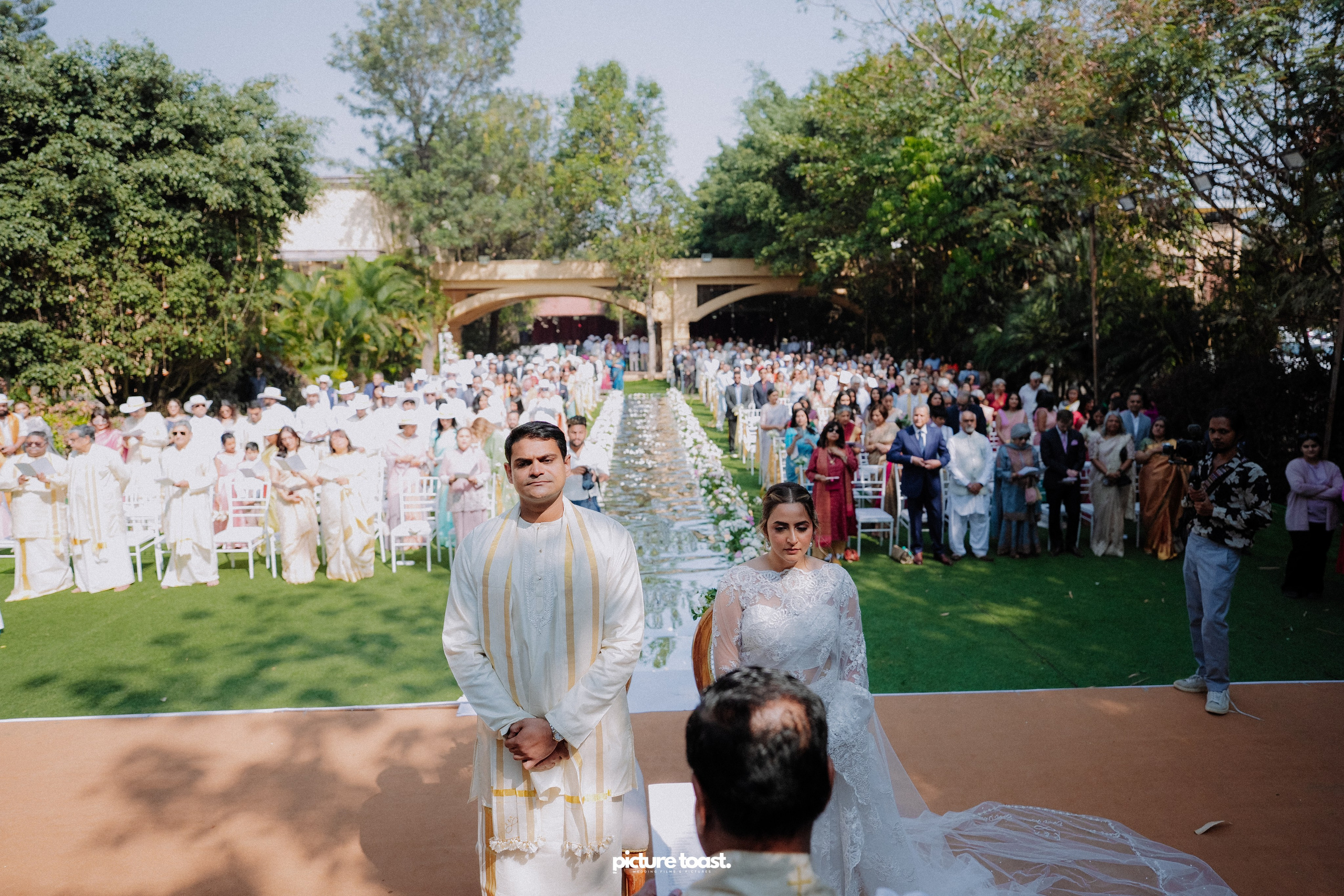 Blessing of Rajiv & Aashna. Fine art Wedding Photographers in India & Canada