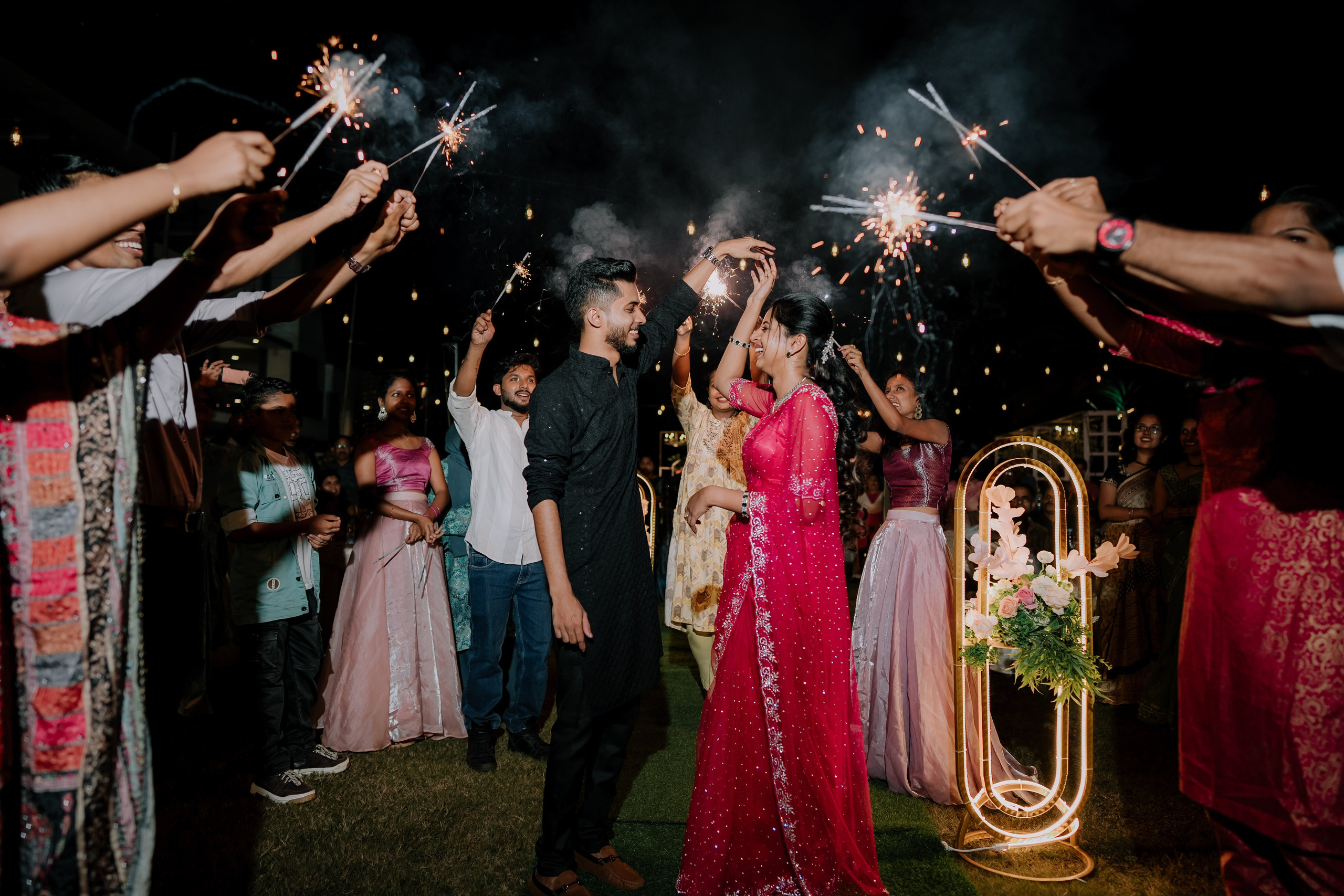 Engagement Ft. Aneesha & Mathew. Fine art Wedding Photographers in India & Canada