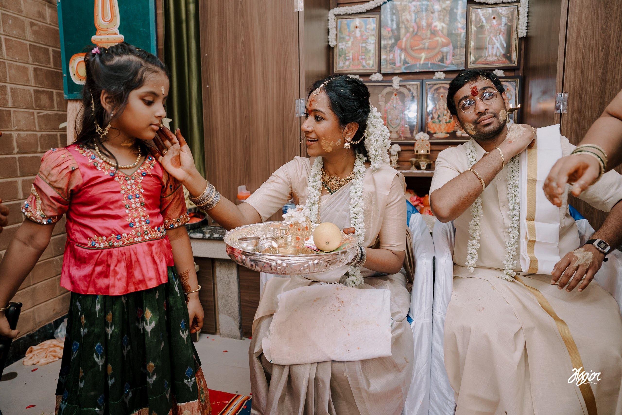 Wedding documentary photography in Pondicherry. Agam Vizha