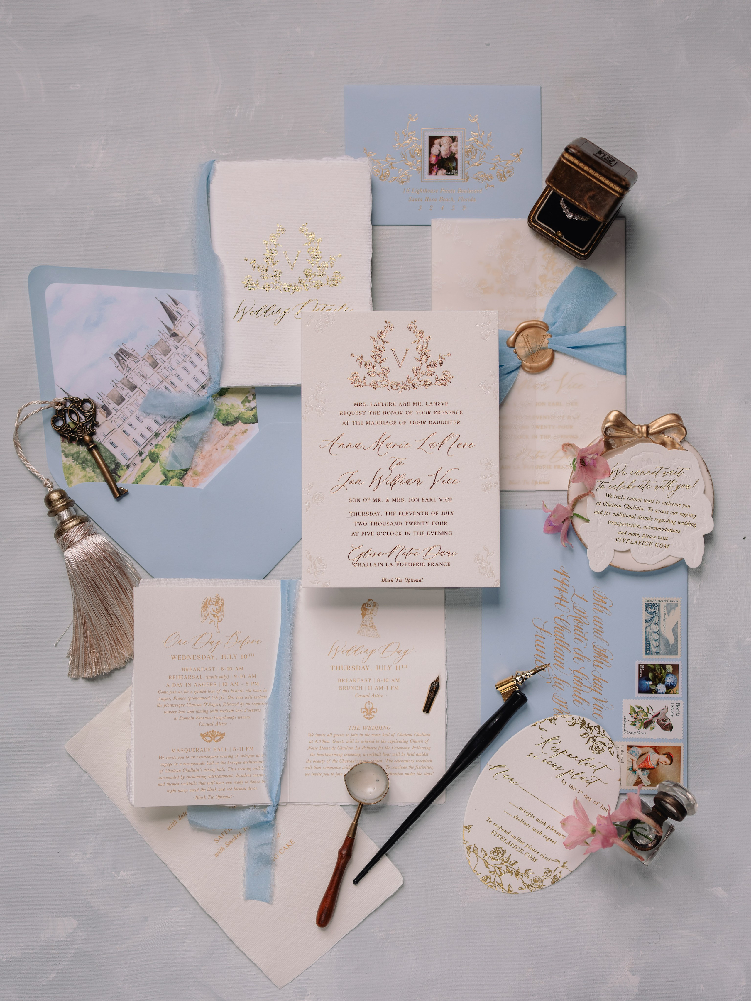 Luxury Château Wedding in France | Anna & Jon at Chateau Challain