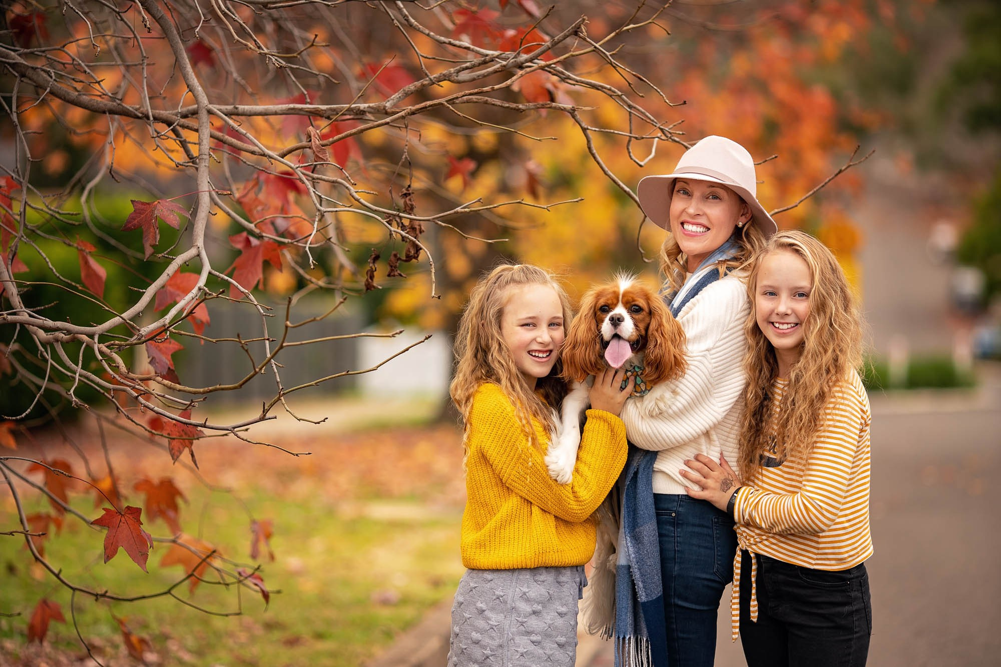 Autumn Family Photography in Sydney. Family and Maternity Photography in Sydney, Hills District