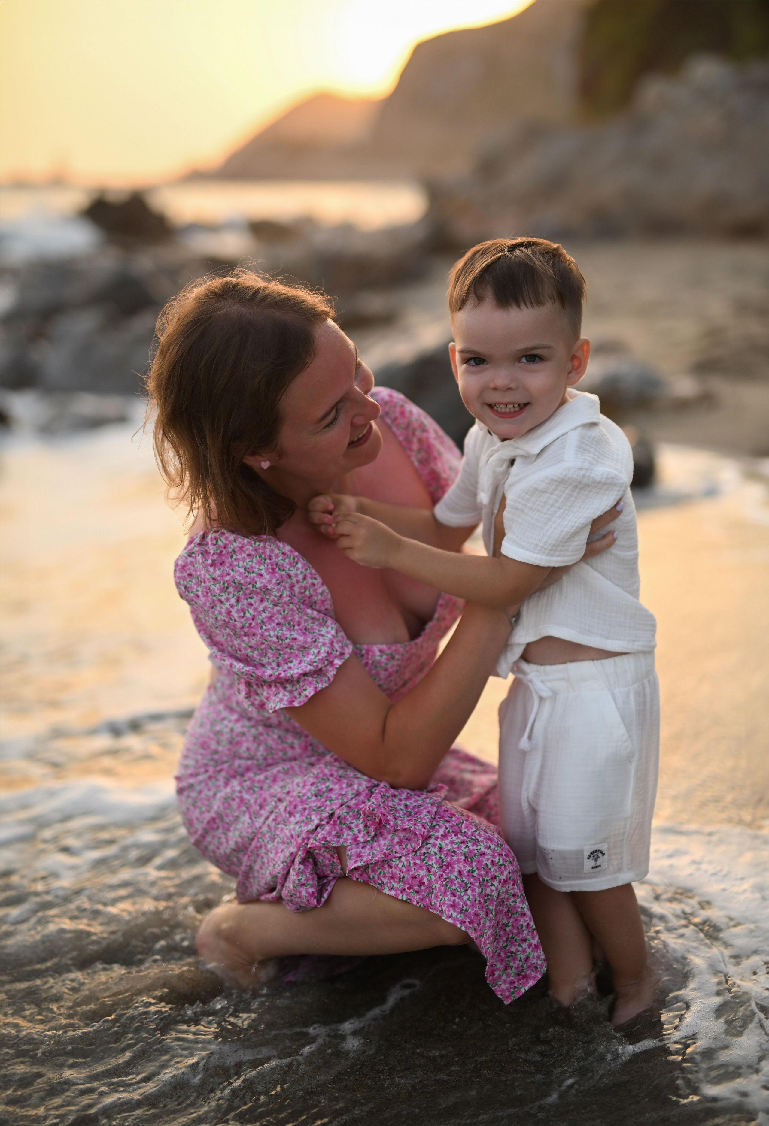 Семейная съемка на пляже Клеопатра. Фотограф в Алании (Аланье), Сиде, Манавгате. Турция
